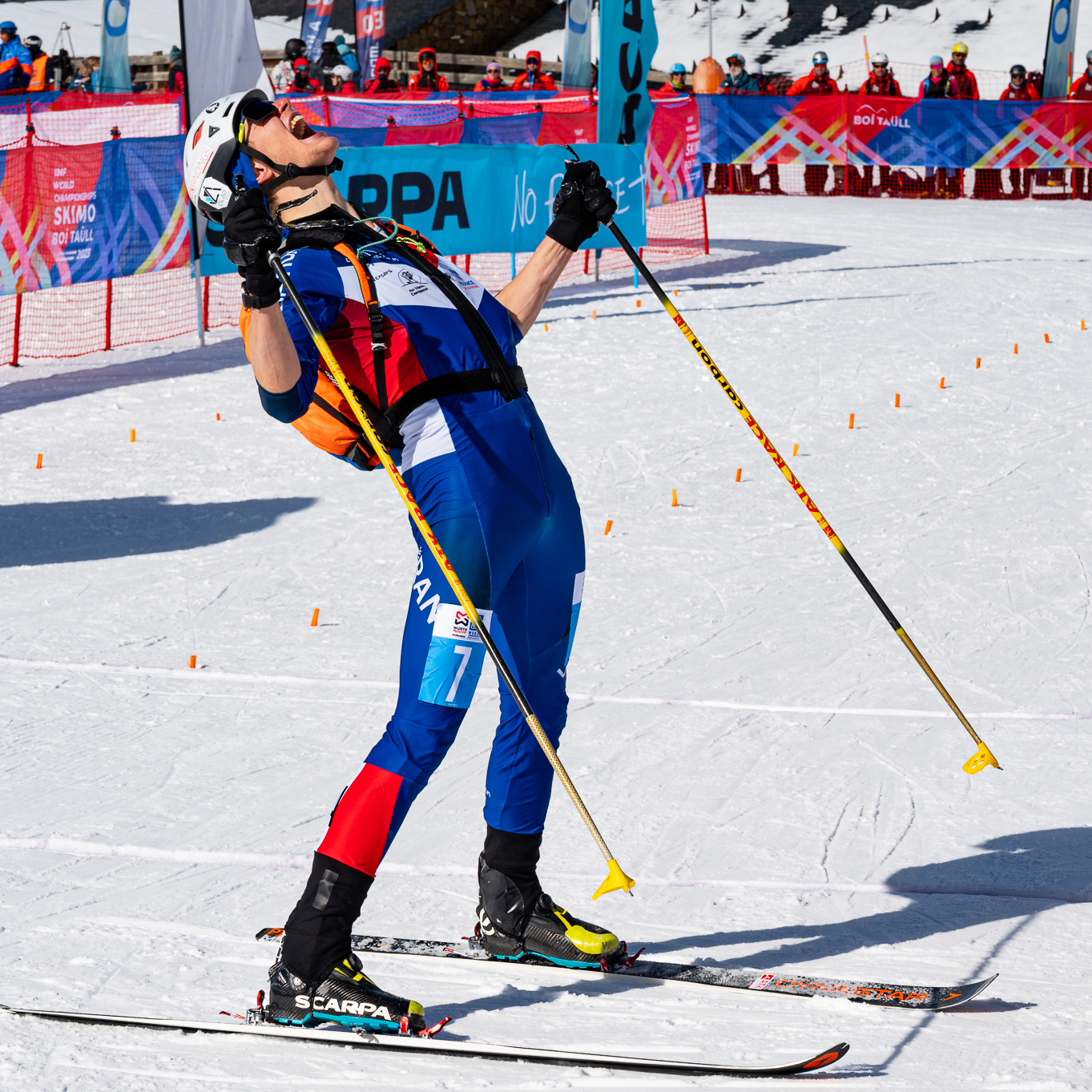 ATK Carbon Kevlar bâtons ski rando noir jaune 150 cm