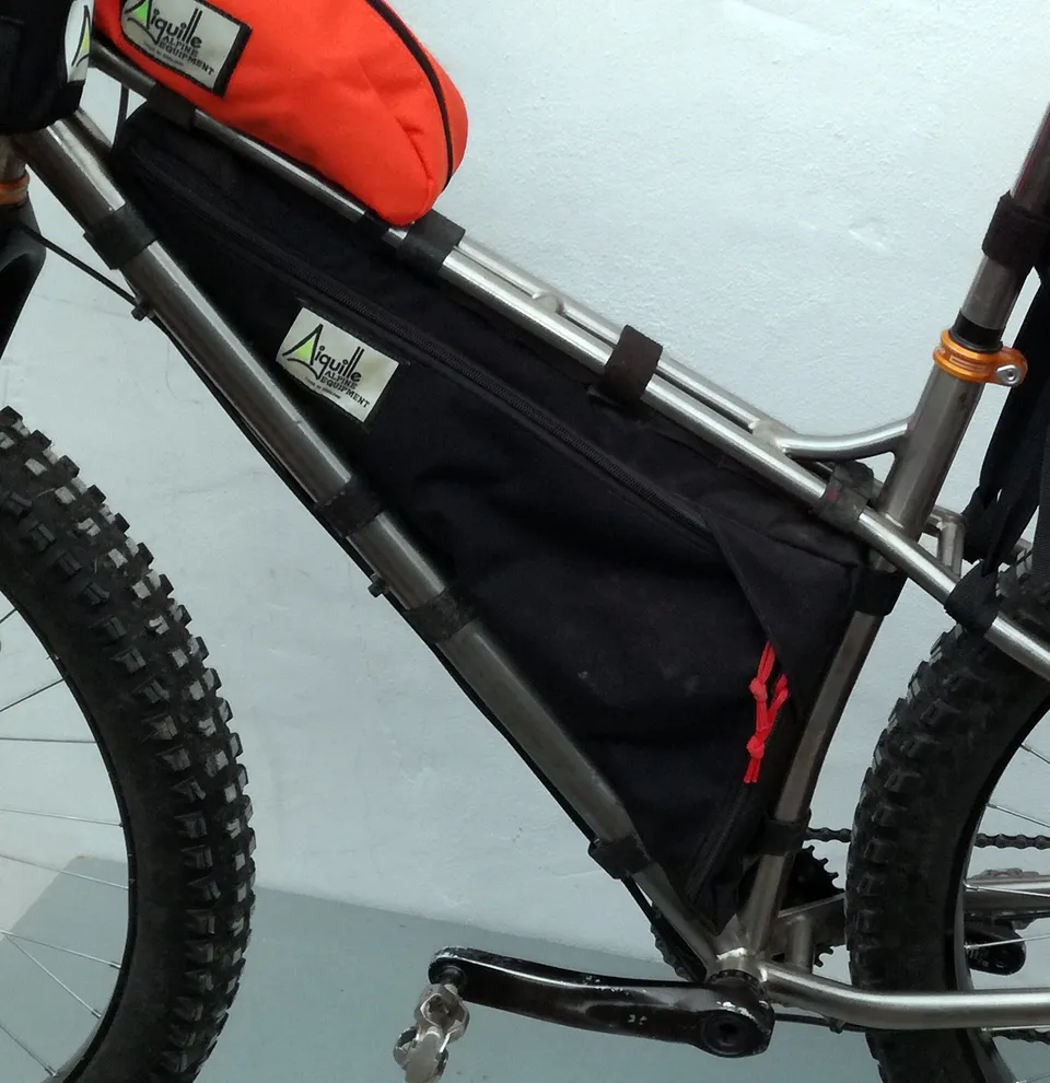 Snowsled Rucksacks Bespoke Frame Bag sac cadre vélo sur mesure
