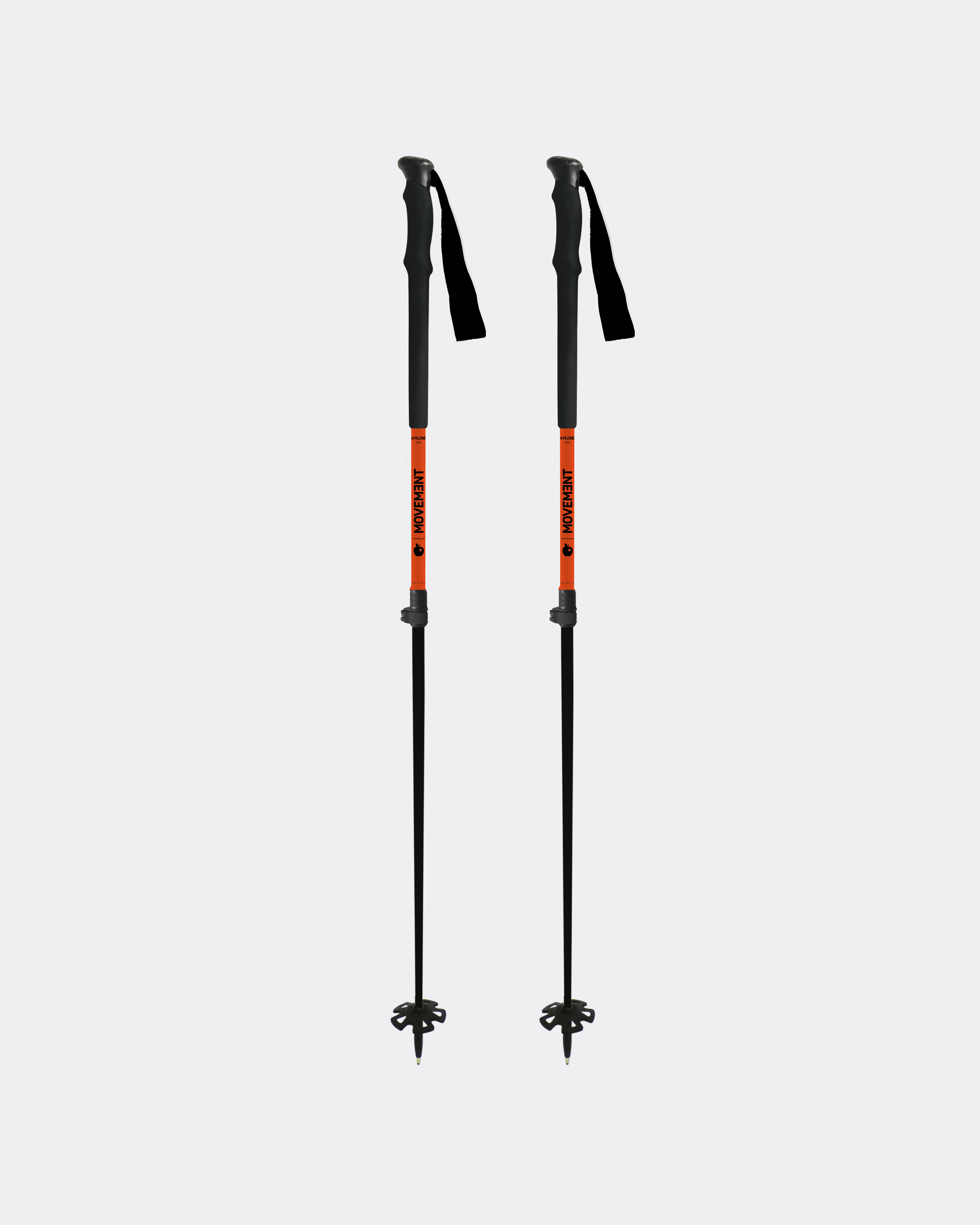 Movement X-Plore bâton ski randonnée Orange alu