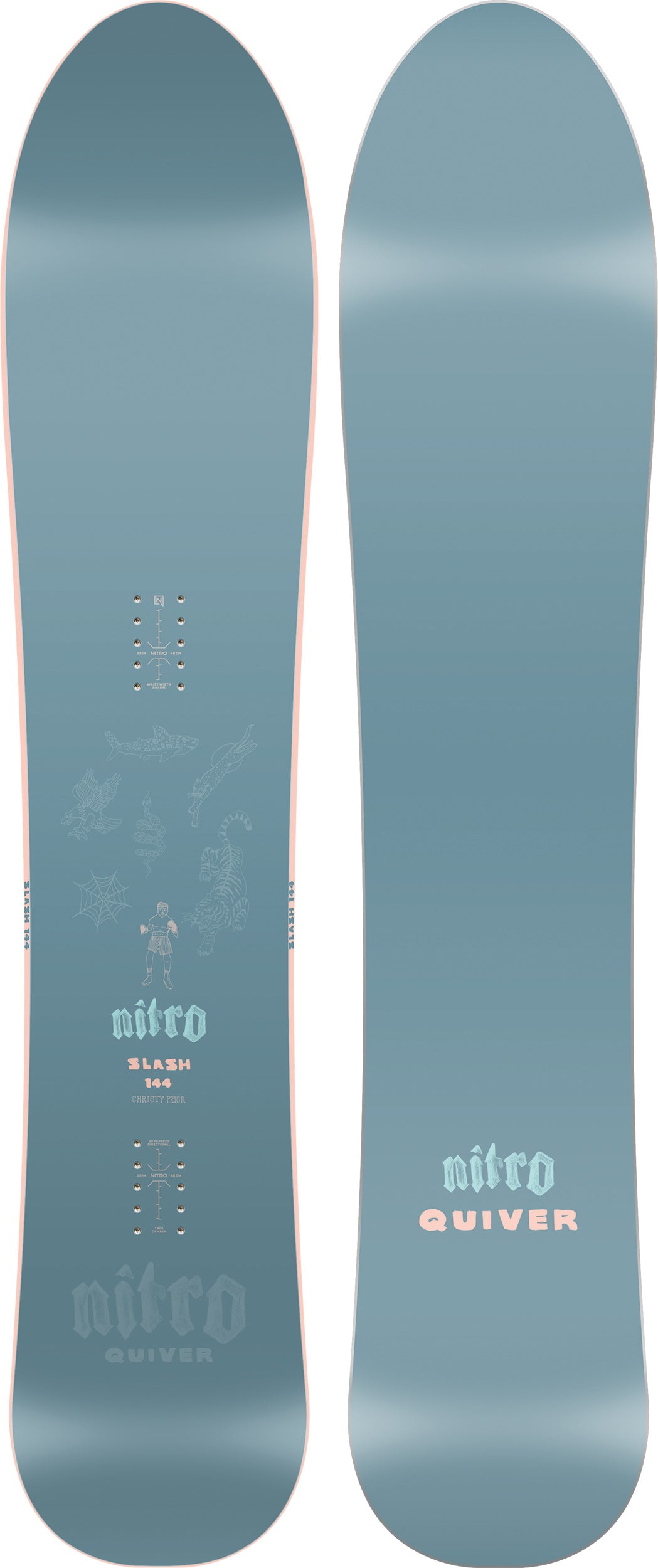Nitro Slash snowboard all-mountain 156 surf