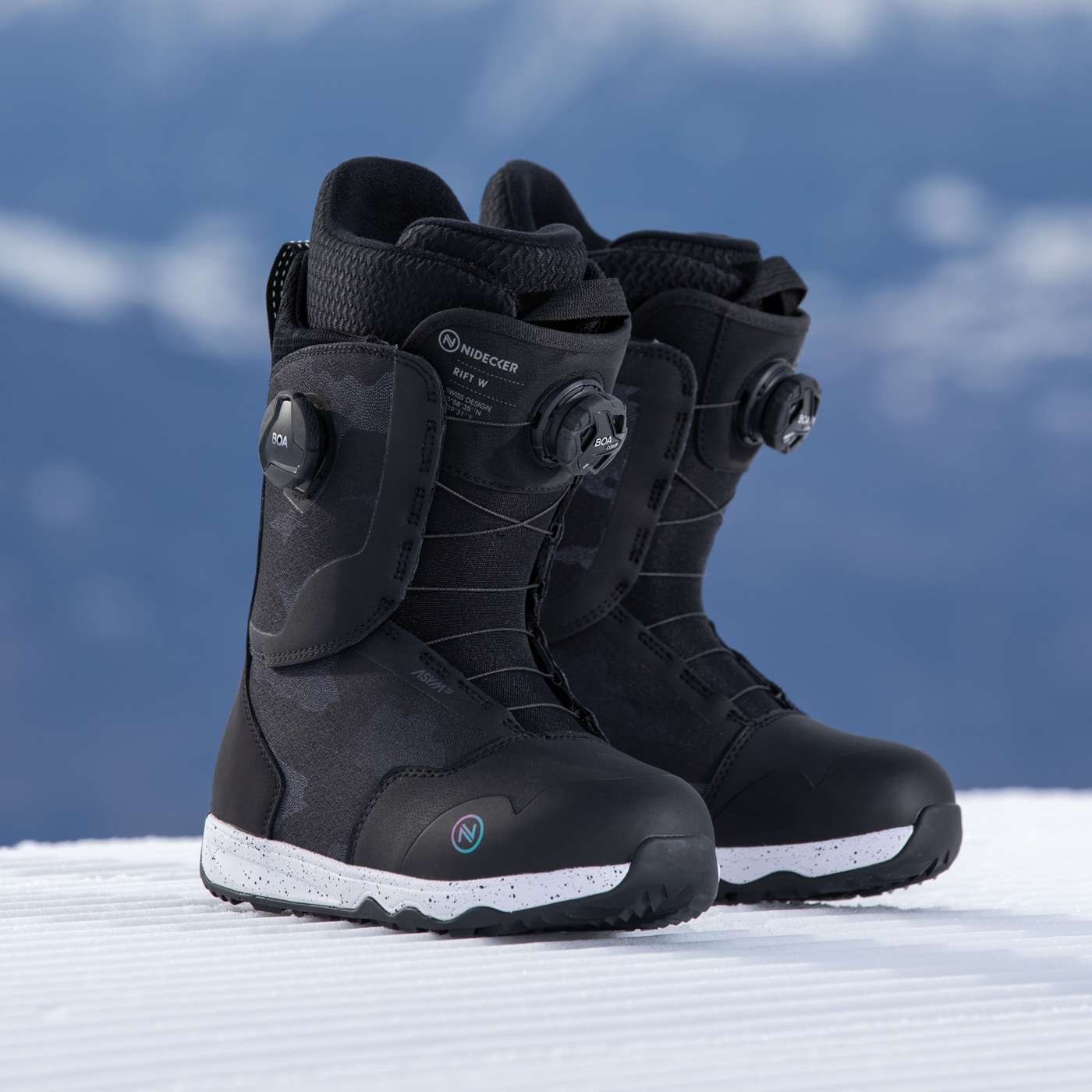 Nidecker Rift W 2024 boots snowboard noires lacets
