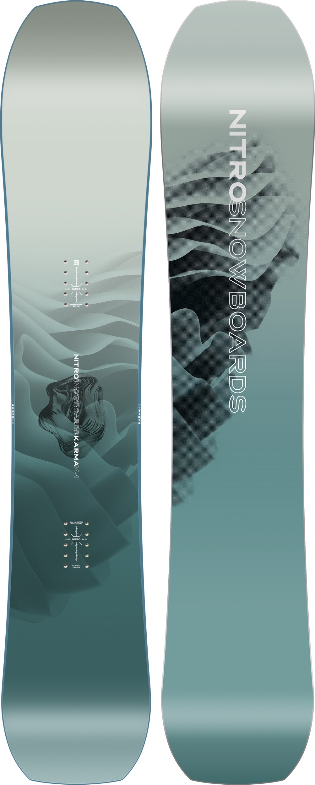 Nitro Karma snowboard femme 148mw carving freeride