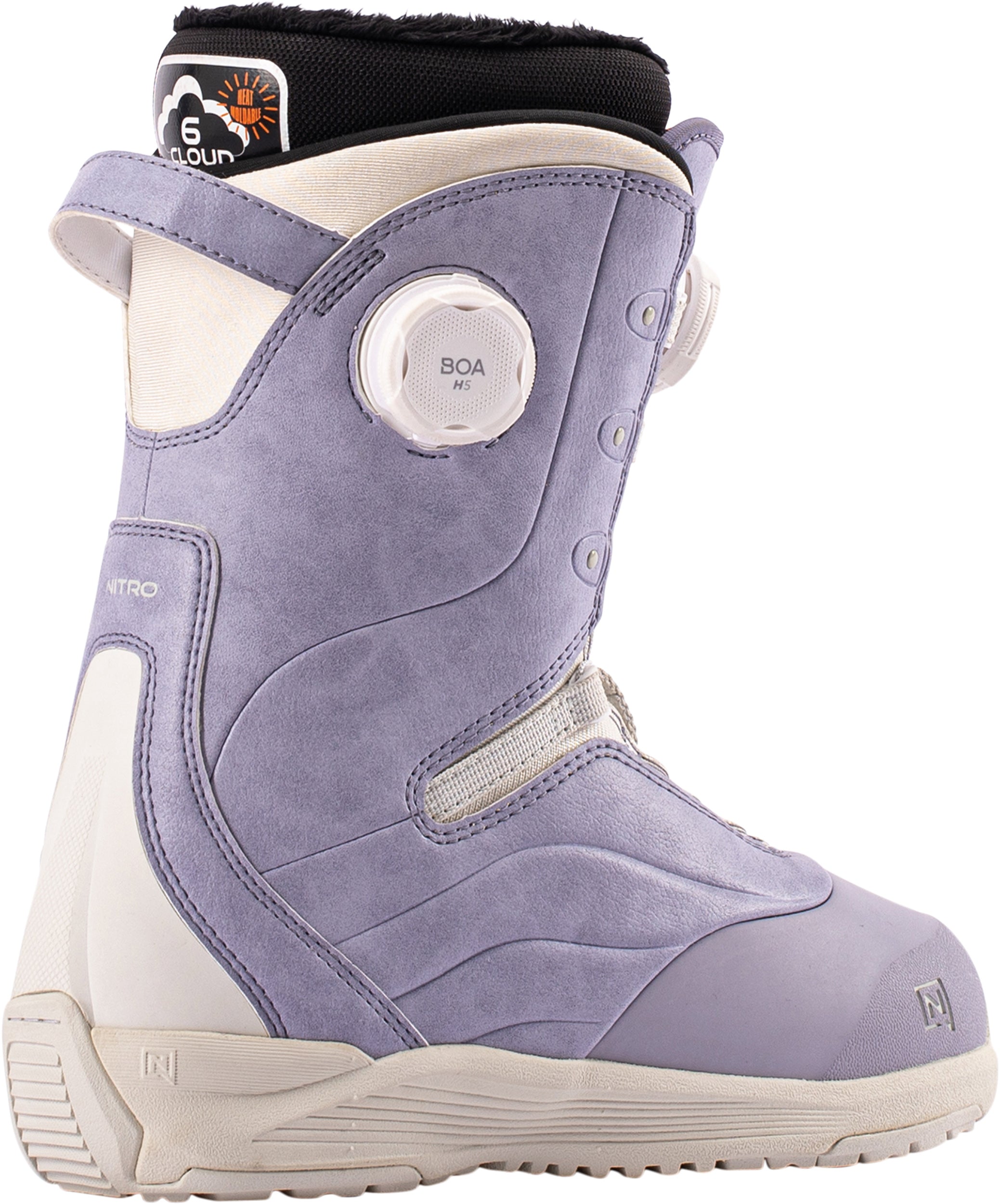 Nitro Crown BOA Boots snowboard lilas 240