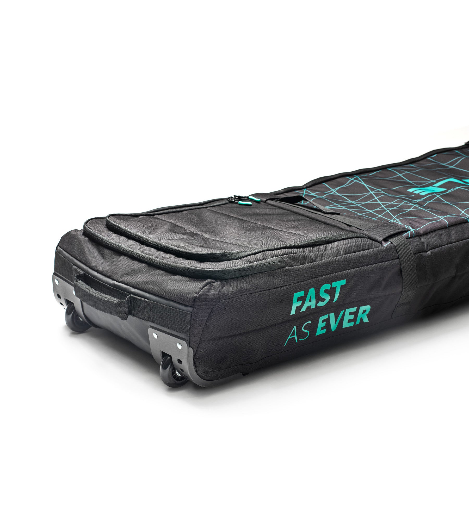 Kastle Ski Bag Extra Long housse ski à roulettes noire 210 cm