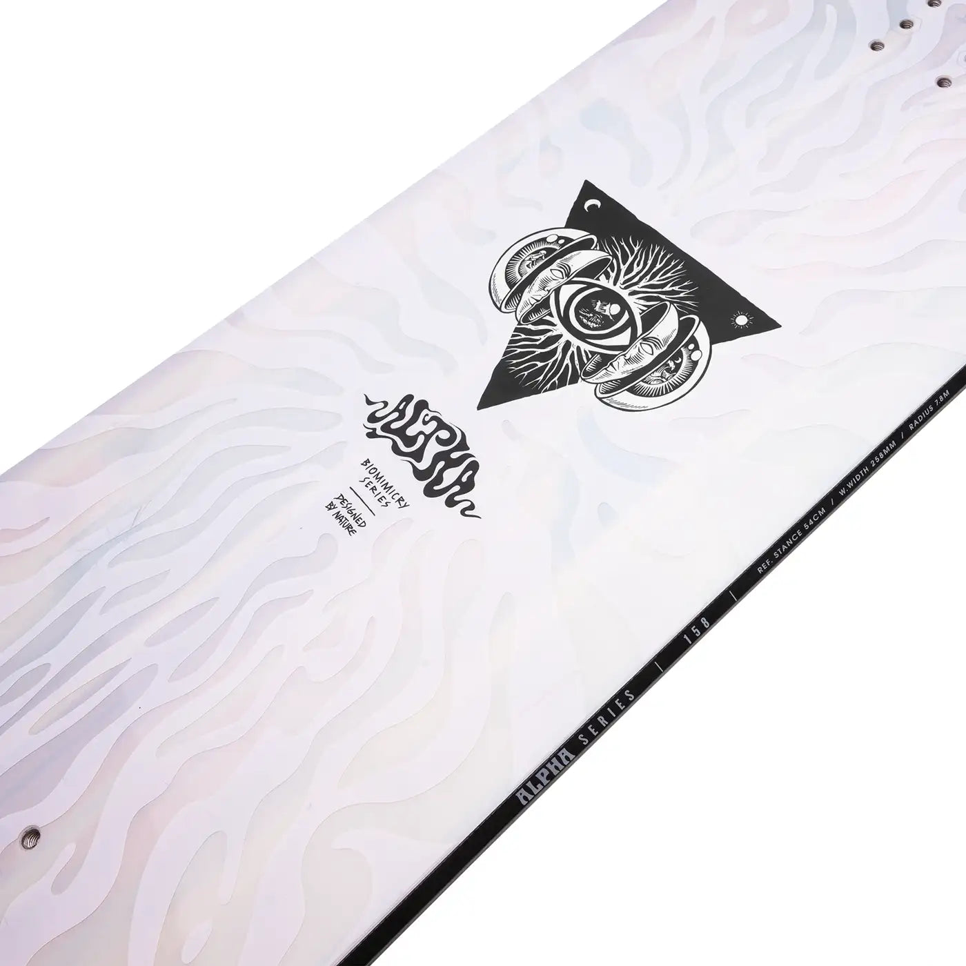 Nidecker Alpha snowboard 158 cm all-mountain poudreuse