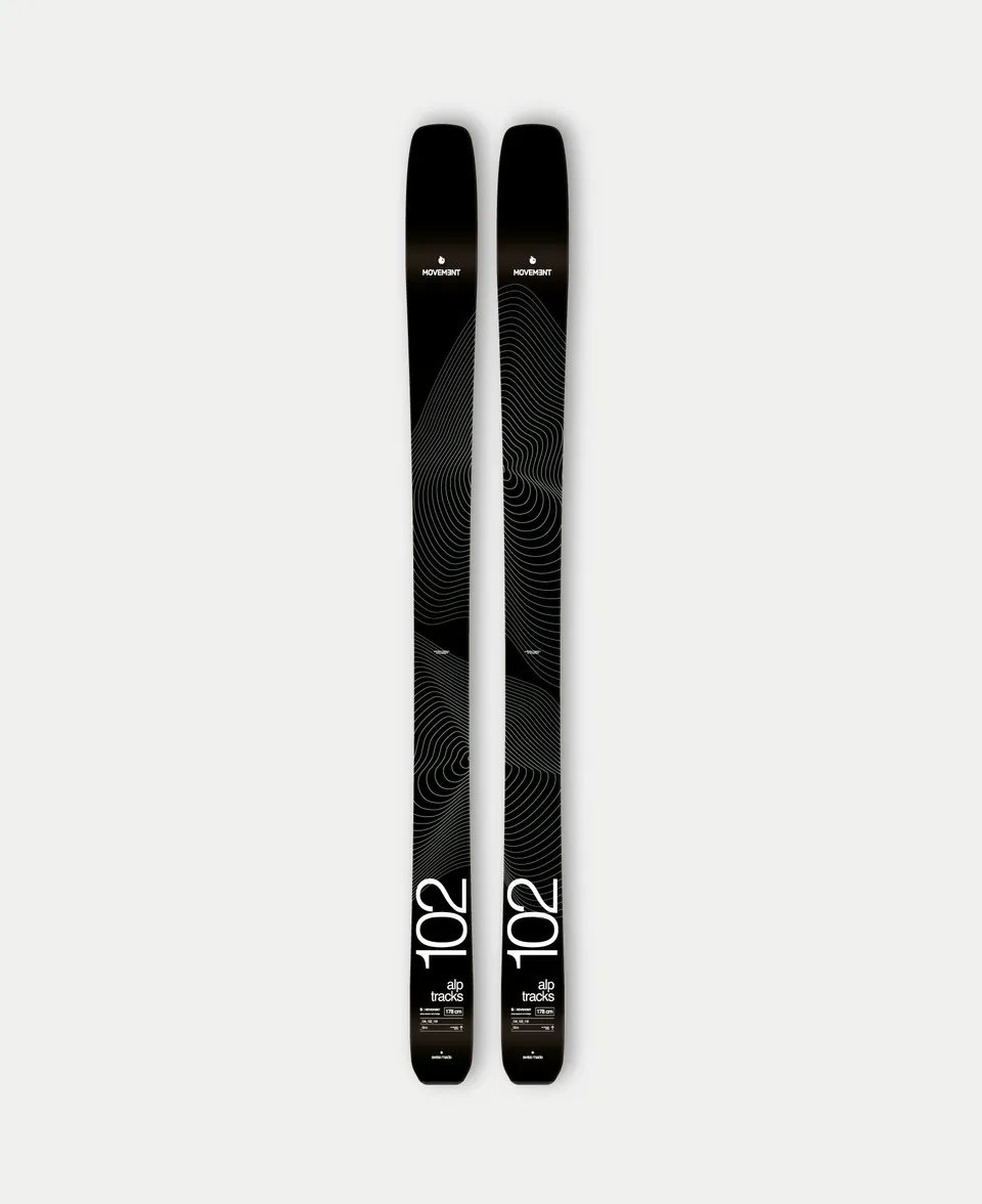 Movement Alp Tracks 102 ski freeride 170 Swiss Made