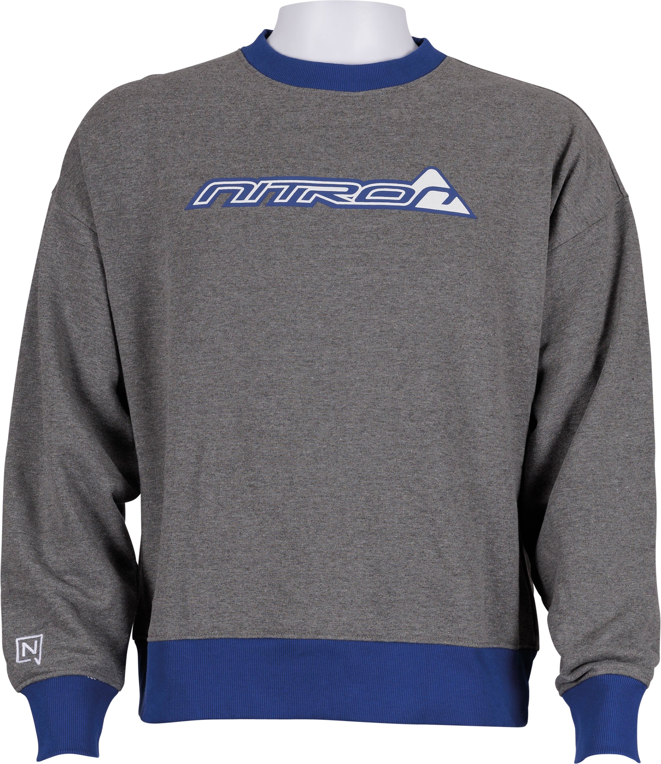 Nitro Sweater Vintage sweat homme D.Heat.Grey col rond