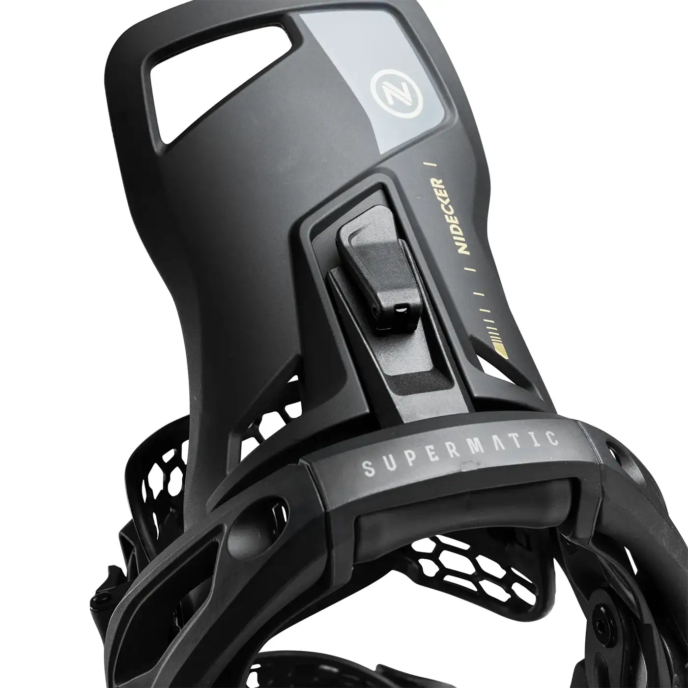 Nidecker OG Supermatic fixations snowboard step-in noir