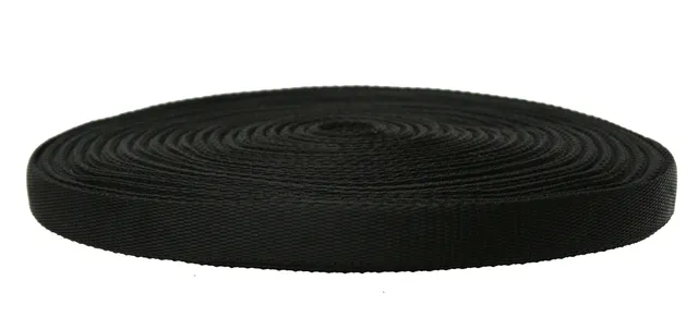 Snowsled Accessories sangle 19mm noire polypropylène au mètre