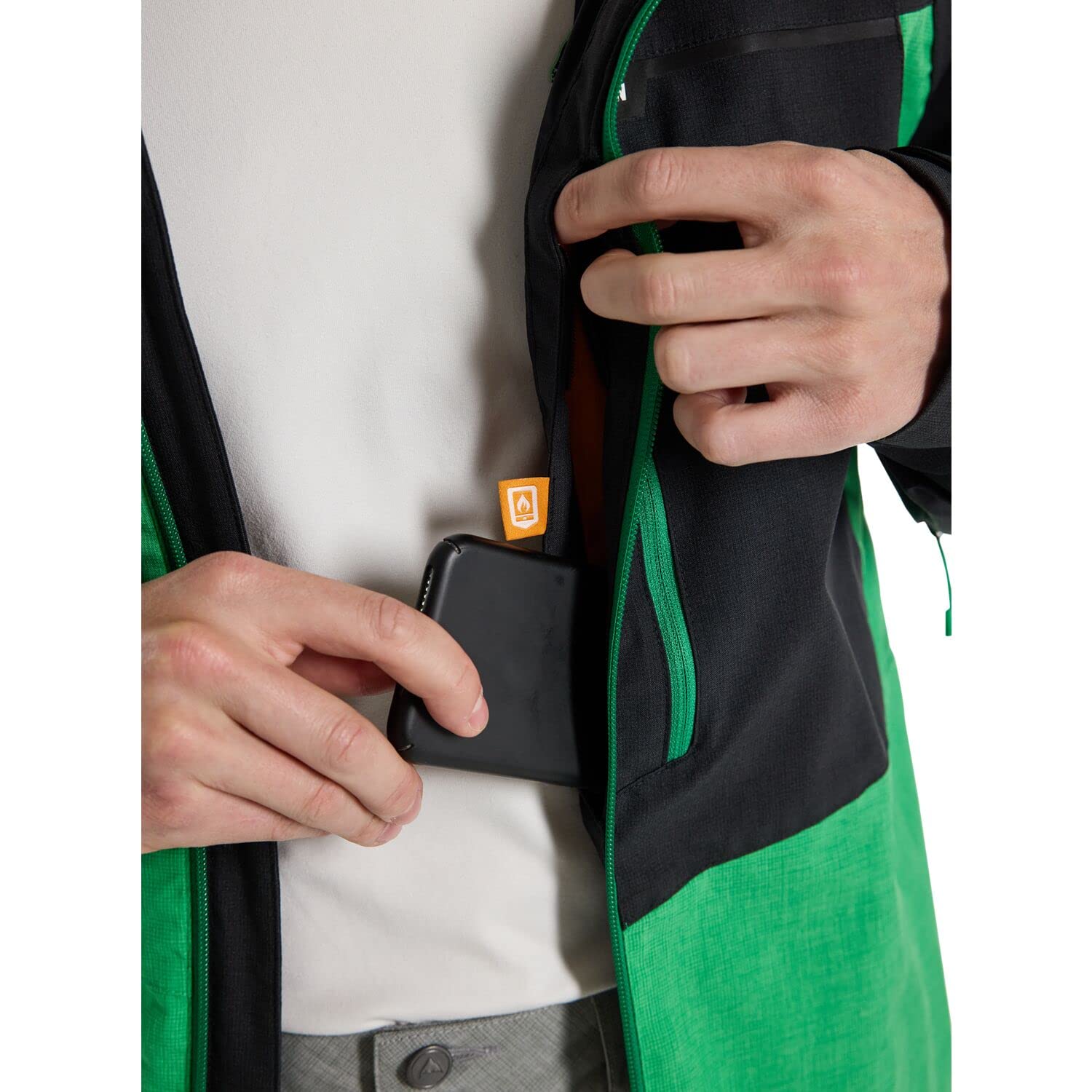 Burton Lodgepole Veste Snowboard Homme 2 Couches Noire