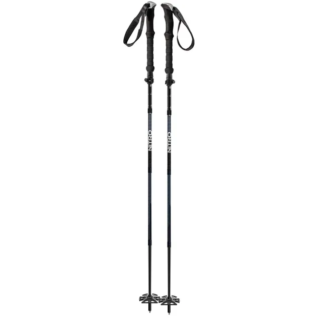 Nitro 4-Pcs Alu bâtons splitboard 135 cm Black-Grey