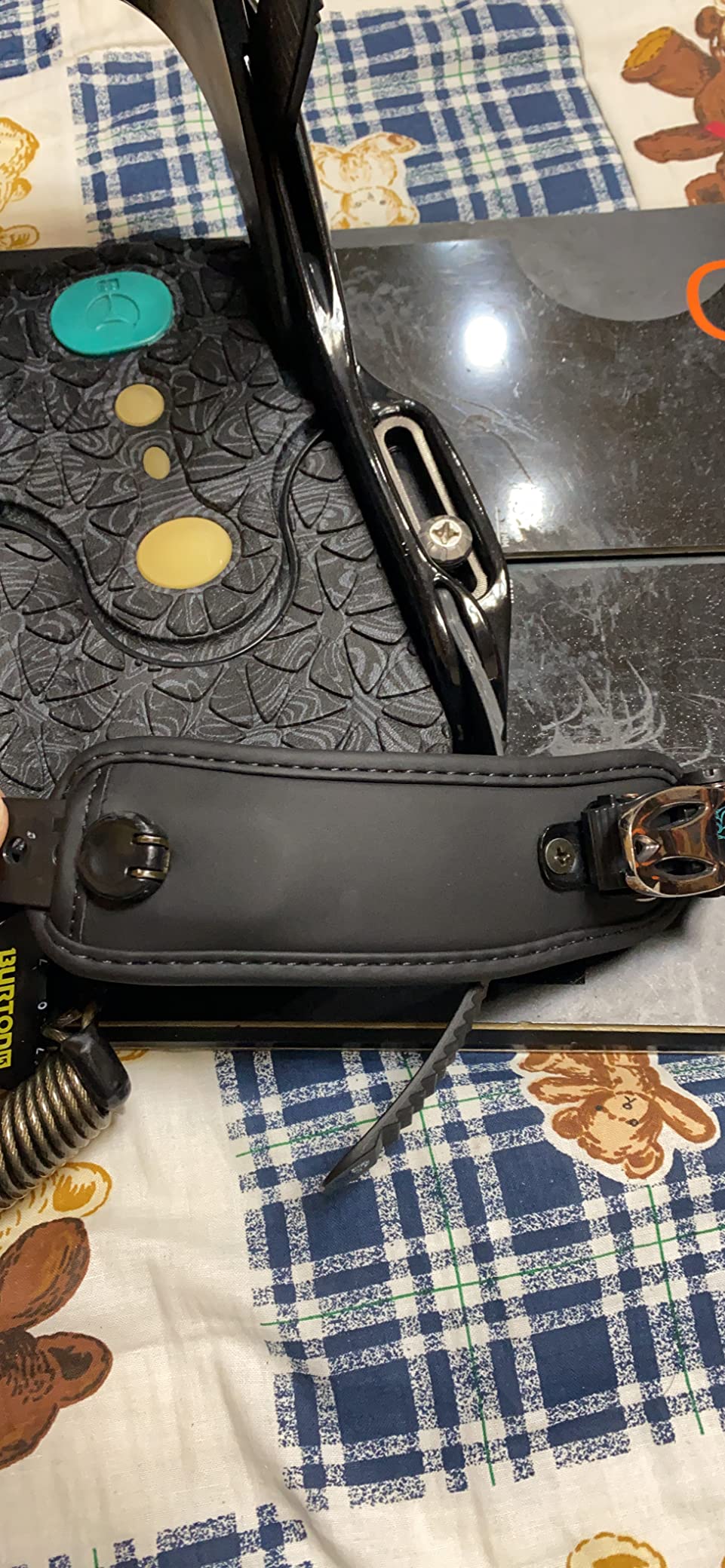Burton Ott Toe Strap Sangle Fixation Noir