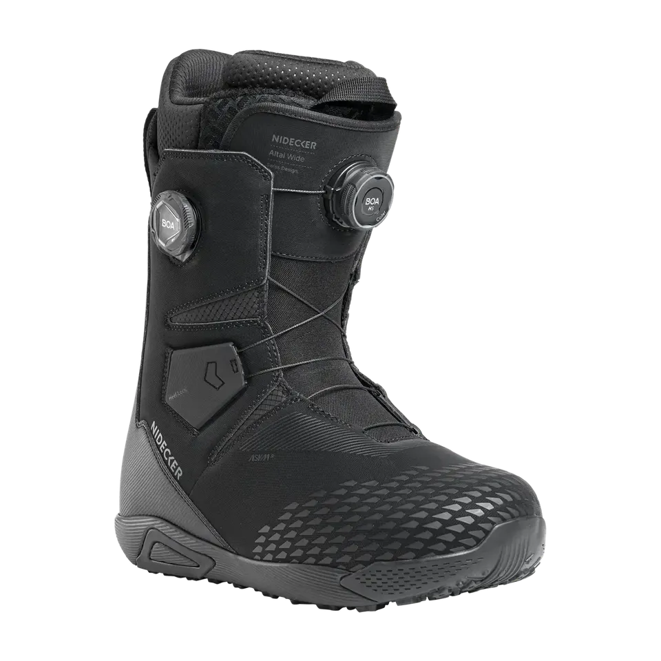 Nidecker Altai Wide Boots Snowboard Noir Double BOA