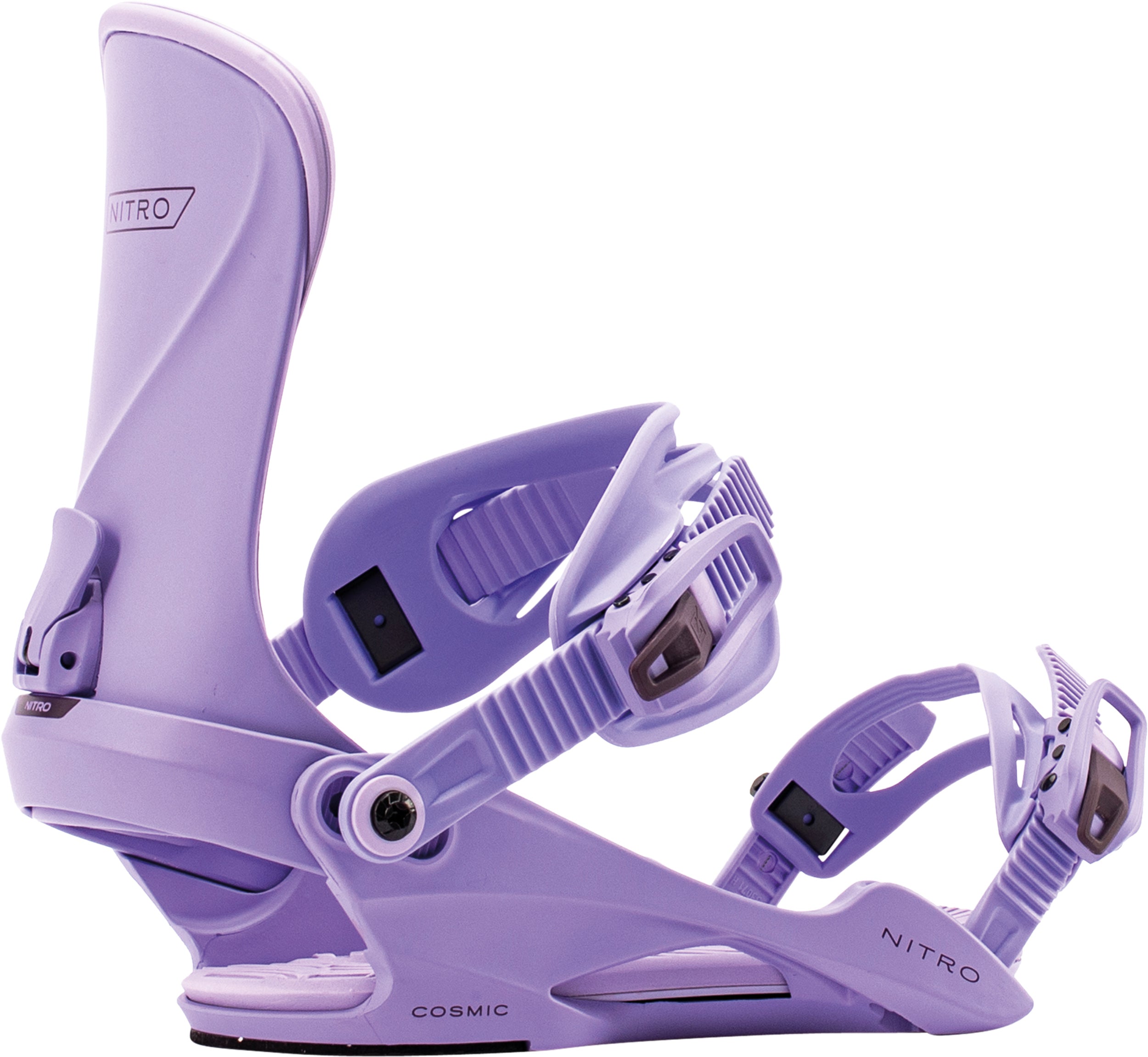 Nitro Cosmic fixations snowboard femme Lavender S/M