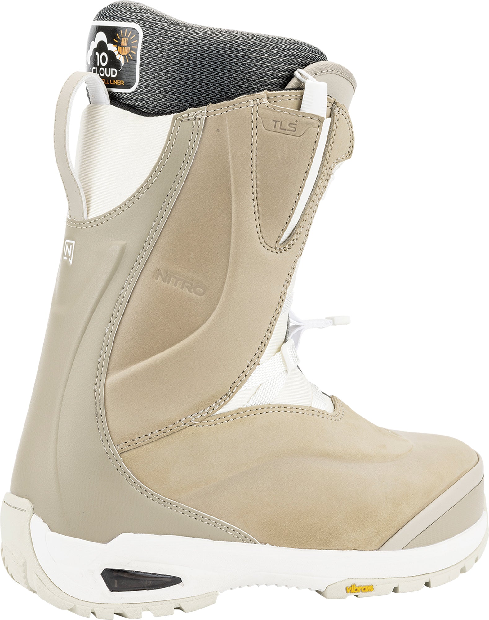 Nitro Bianca TLS+ Boots snowboard femme cuir noir