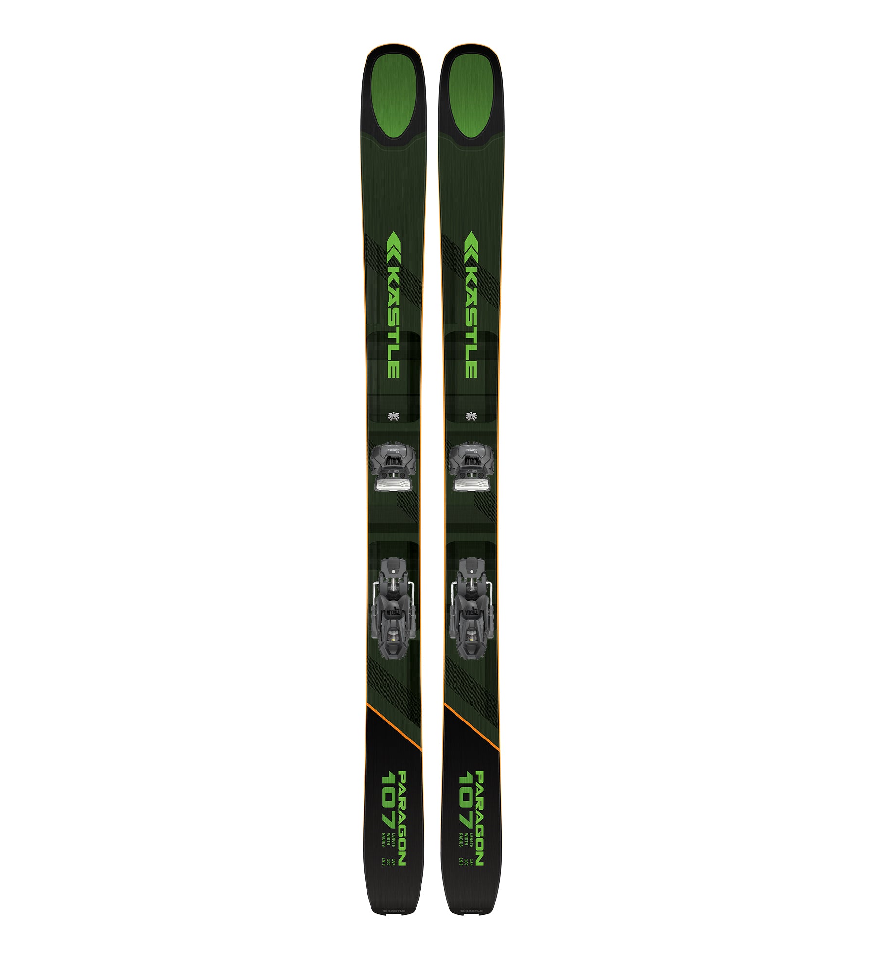 Kastle Paragon 107 ski freeride 178 Flat titanal