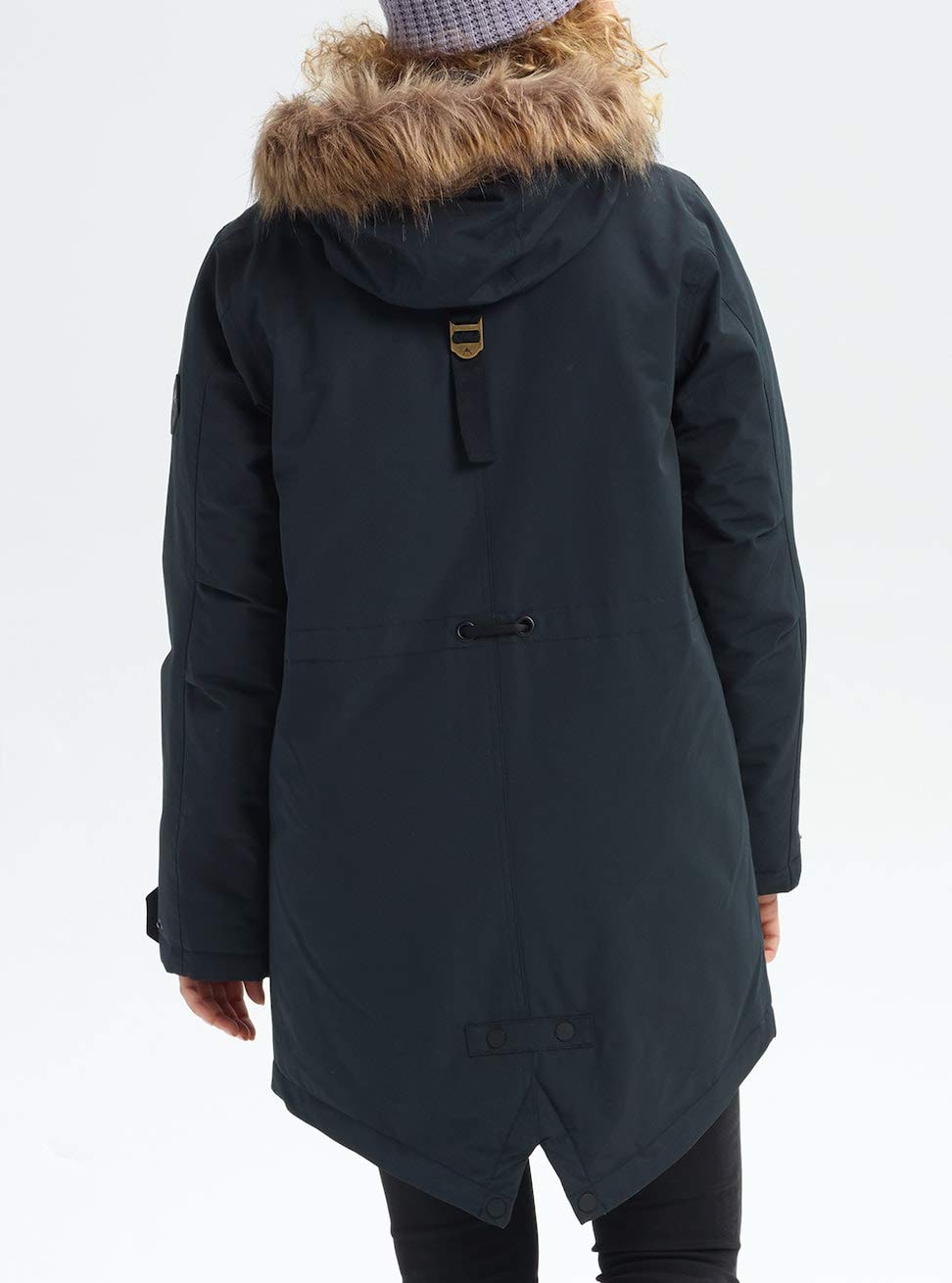 Burton Saxton Veste Ski Femme Duvet 650 Capuche Fourrure