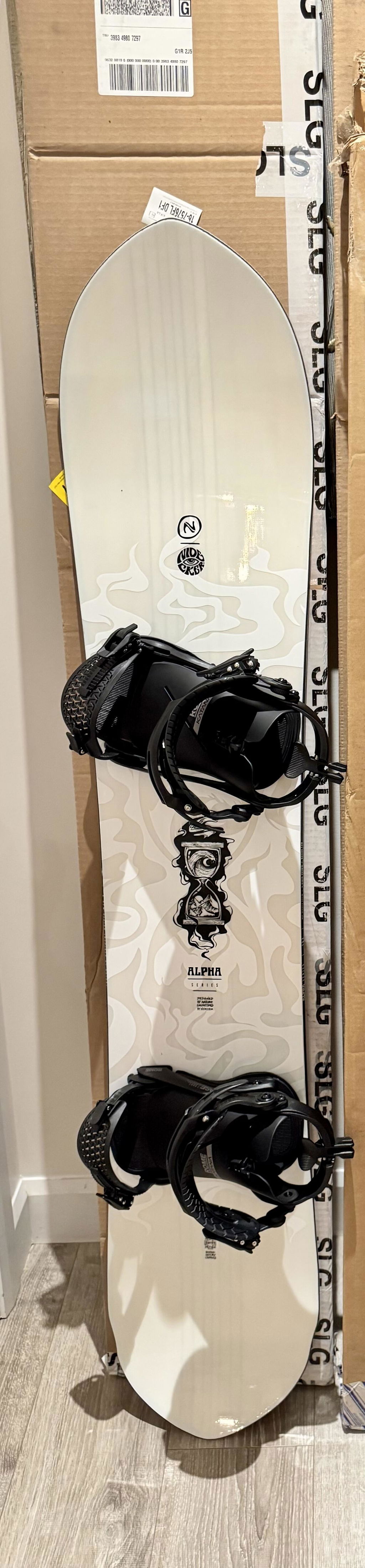 Nidecker Alpha snowboard 158 cm all-mountain poudreuse