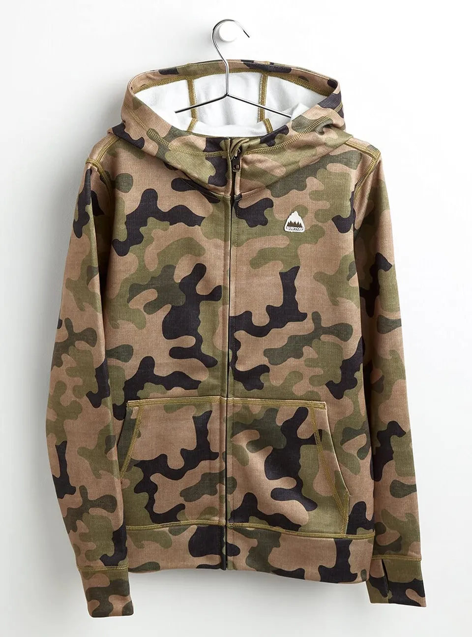 Burton Oak Sweat à Capuche Fille Polaire Poche Kangourou