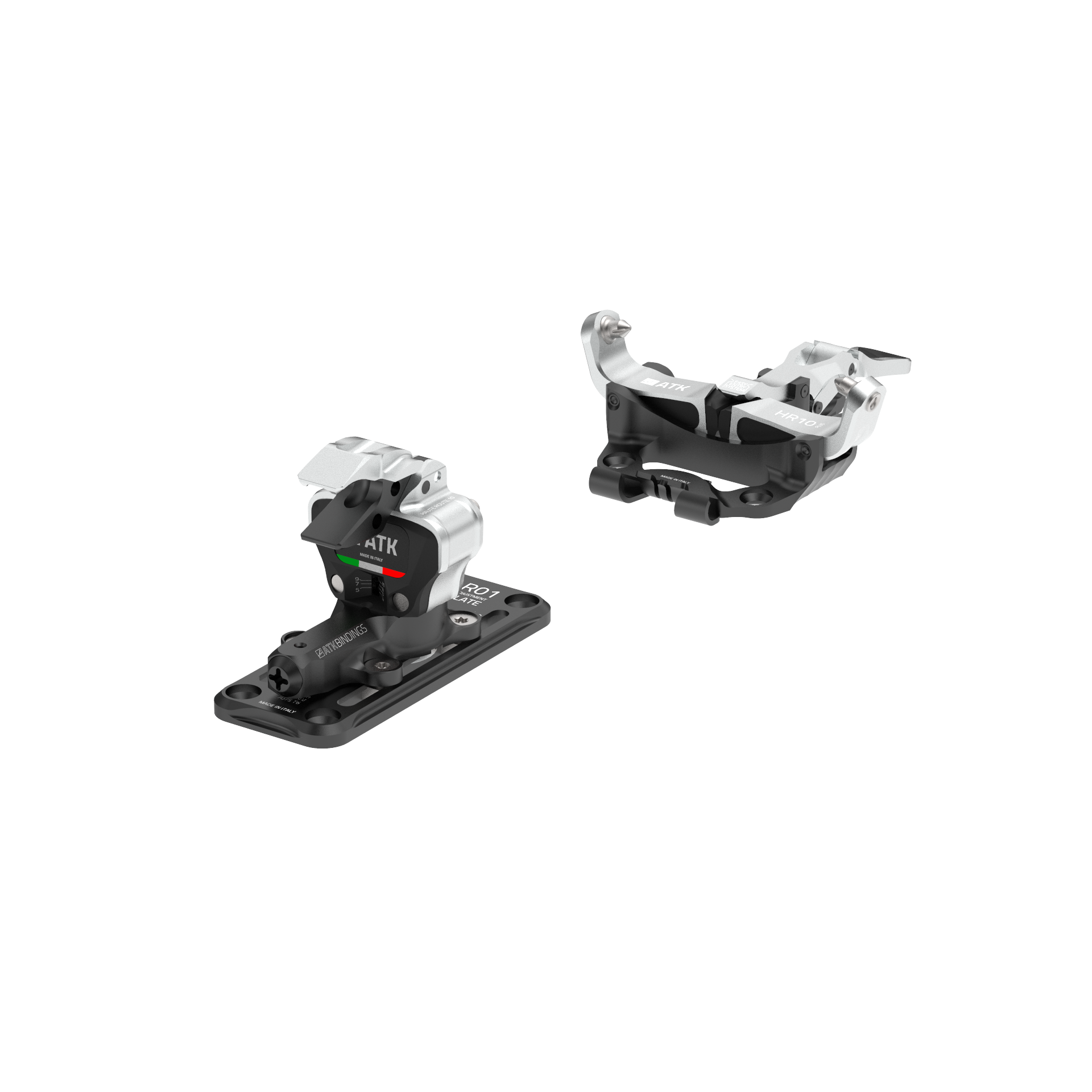 ATK Haute Route 10 Plus fixation ski rando blanc UNI alu