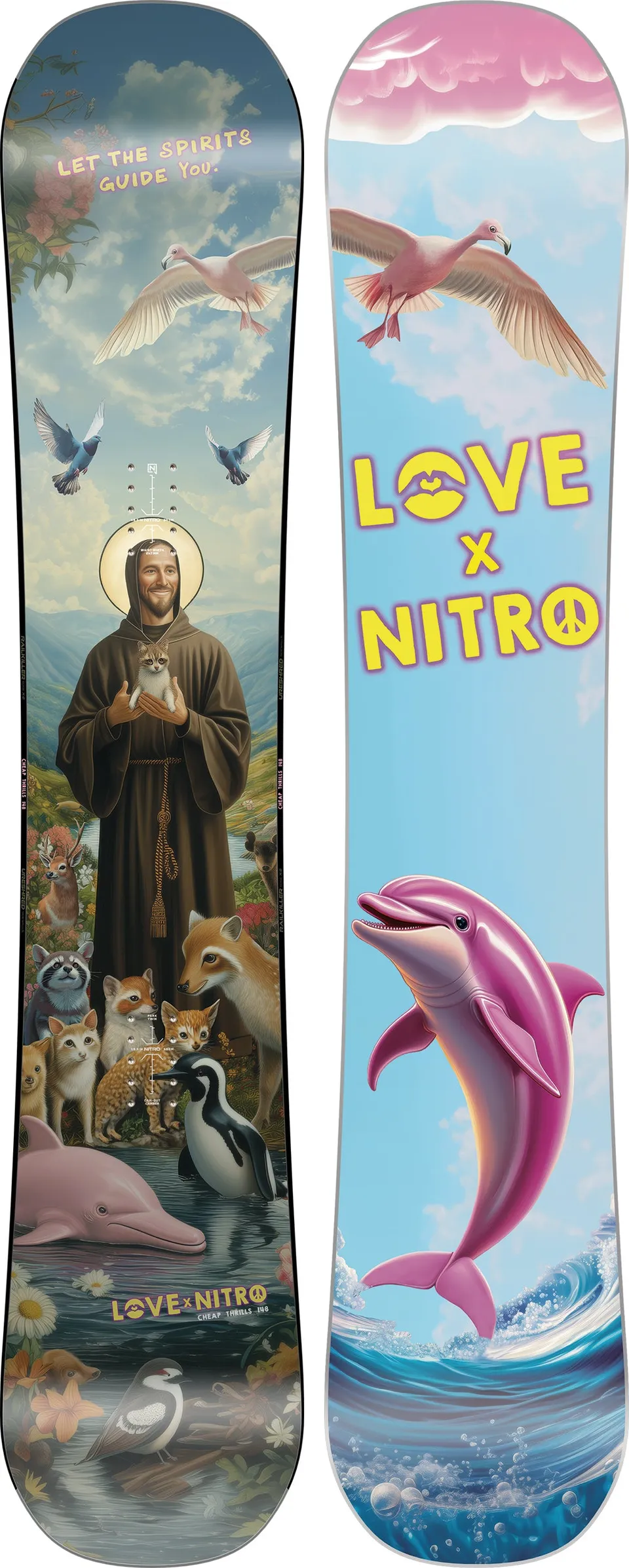 Nitro Cheap Thrills X Love snowboard homme 152 freestyle