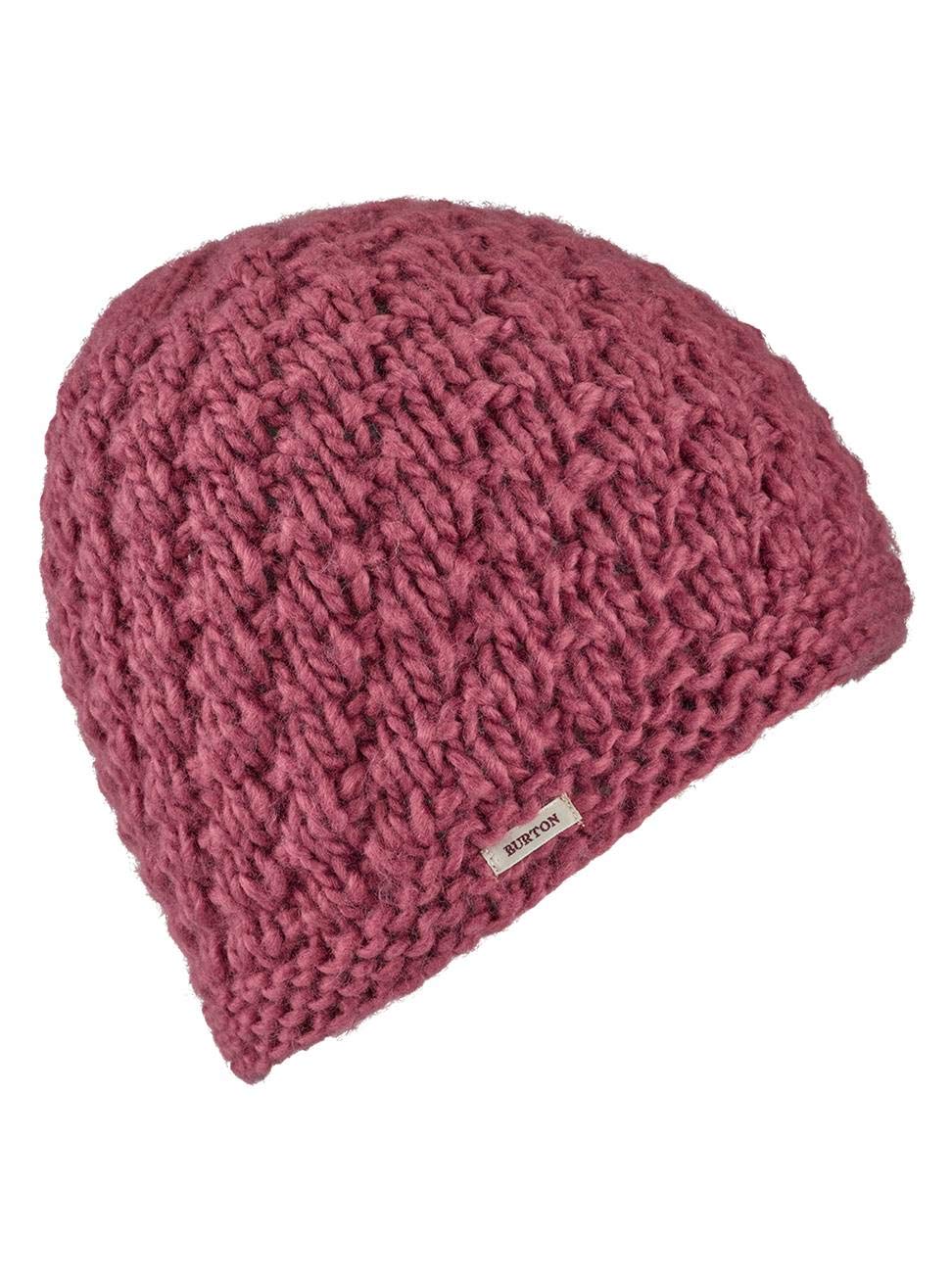 Burton Big Bertha Bonnet Femme Rose Brown Taille Unique