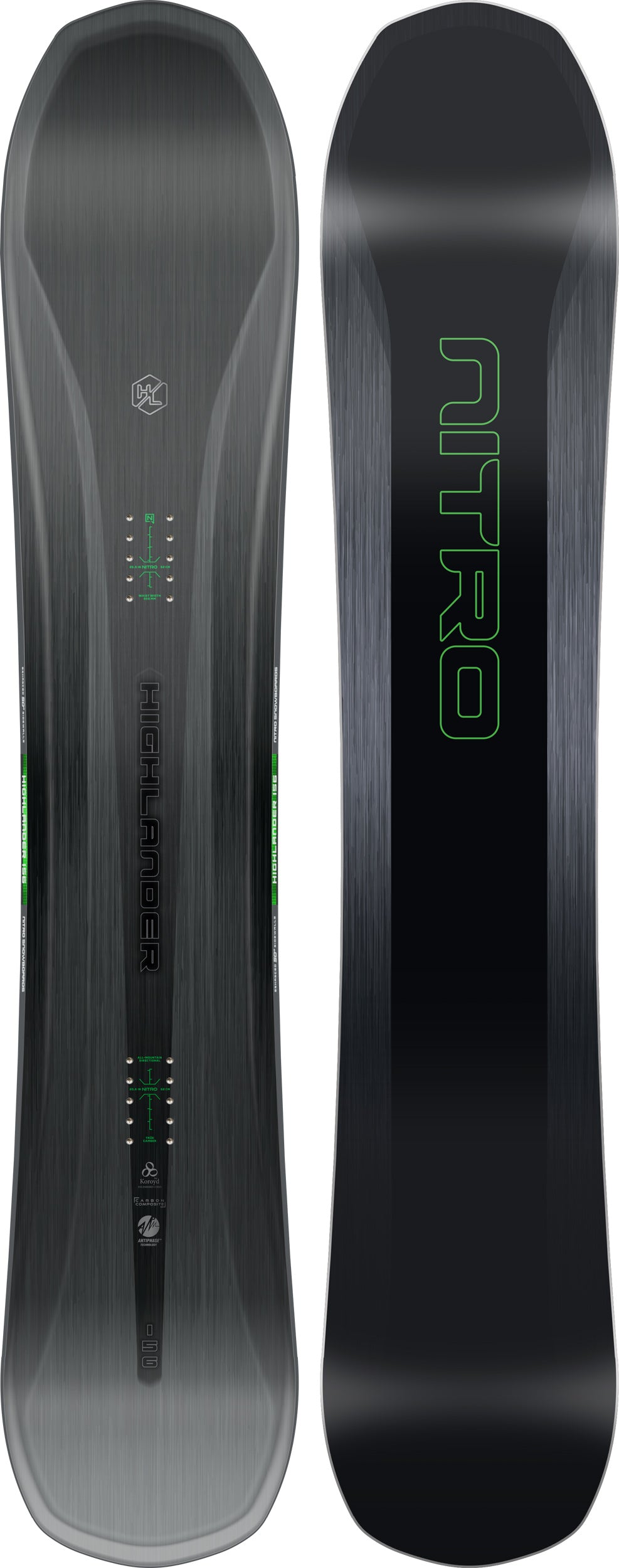 Nitro Highlander snowboard homme 159mw vitesse