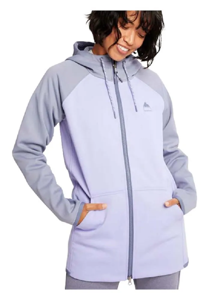 Burton Crown Weatherproof Long sweat capuche femme coupe longue
