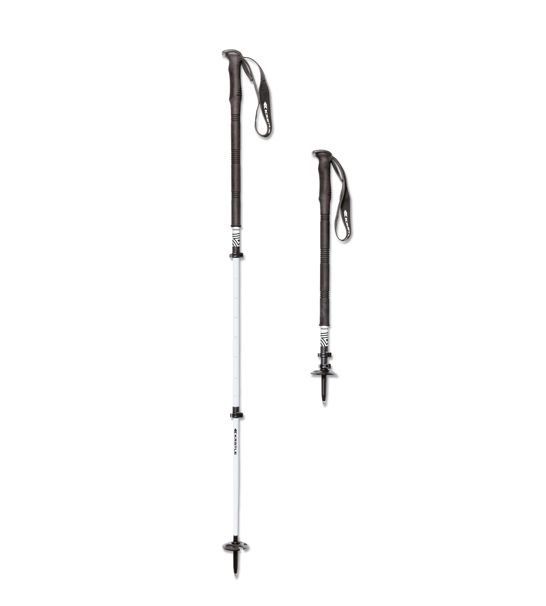 Kastle Mountaineer TRI bâton ski rando UNI 110-145 titanal