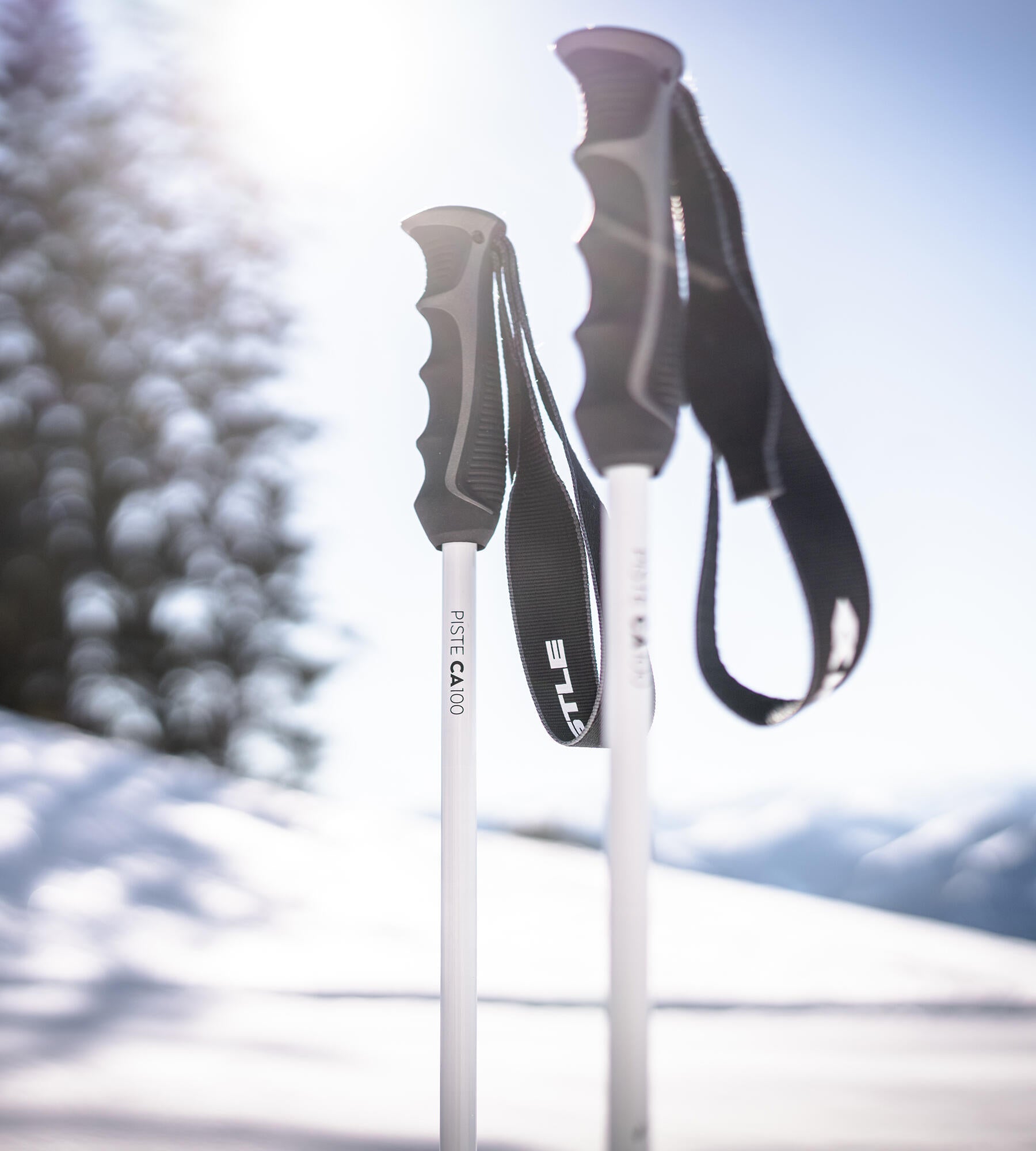 Kastle Piste CA100 bâton ski carbone 125 cm
