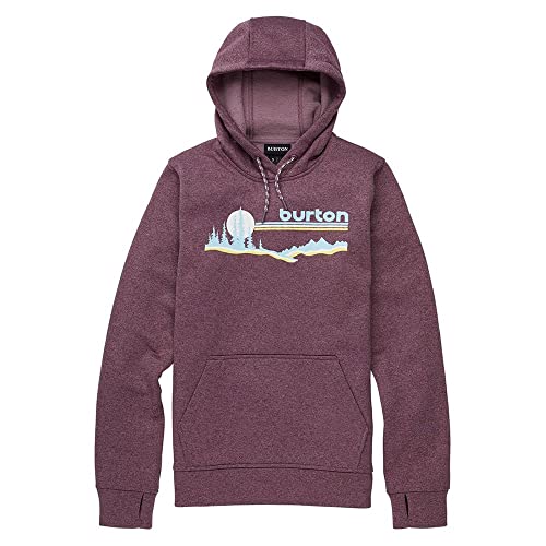 Burton Oak sweat à capuche femme 38 violet chiné molleton