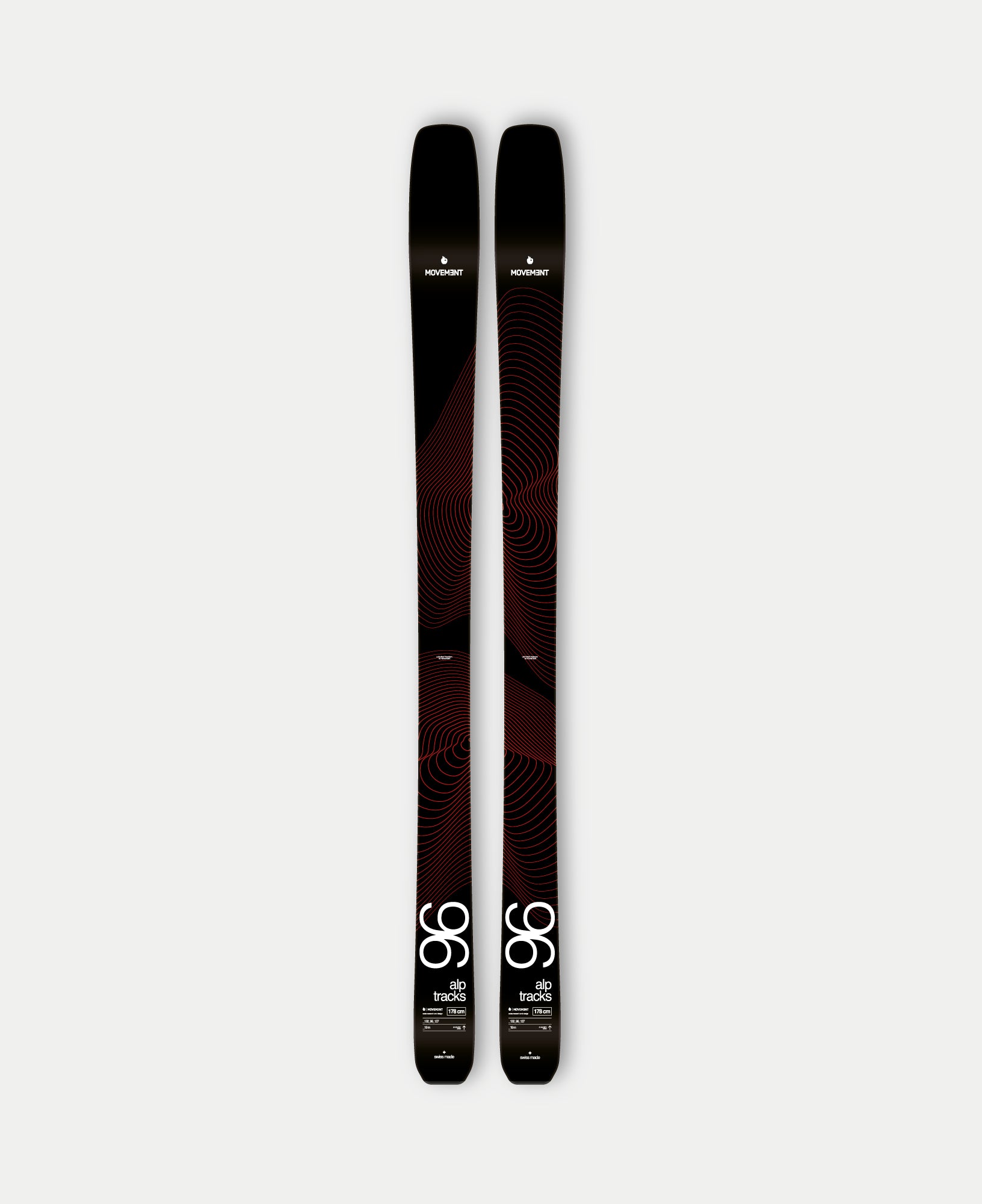 Movement Alp Tracks 96 ski randonnée 178 cm 96 mm carbone