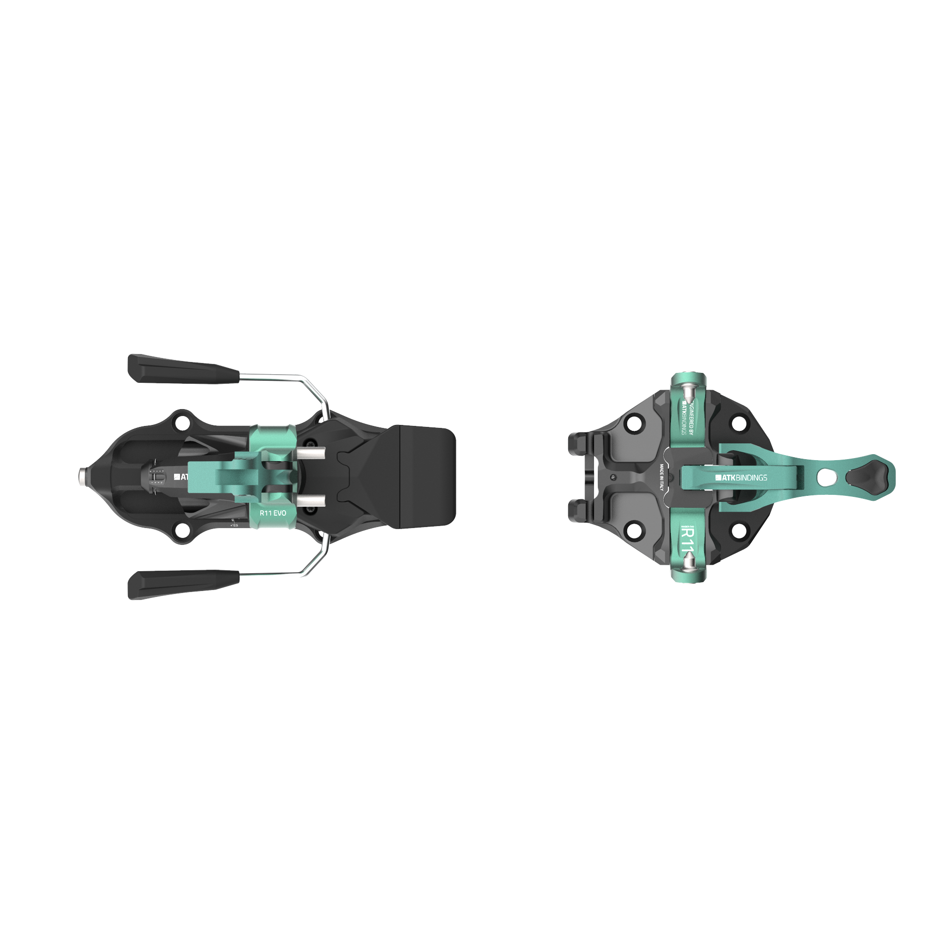 ATK Raider 11 EVO fixation ski rando Aqua Green 086 370g