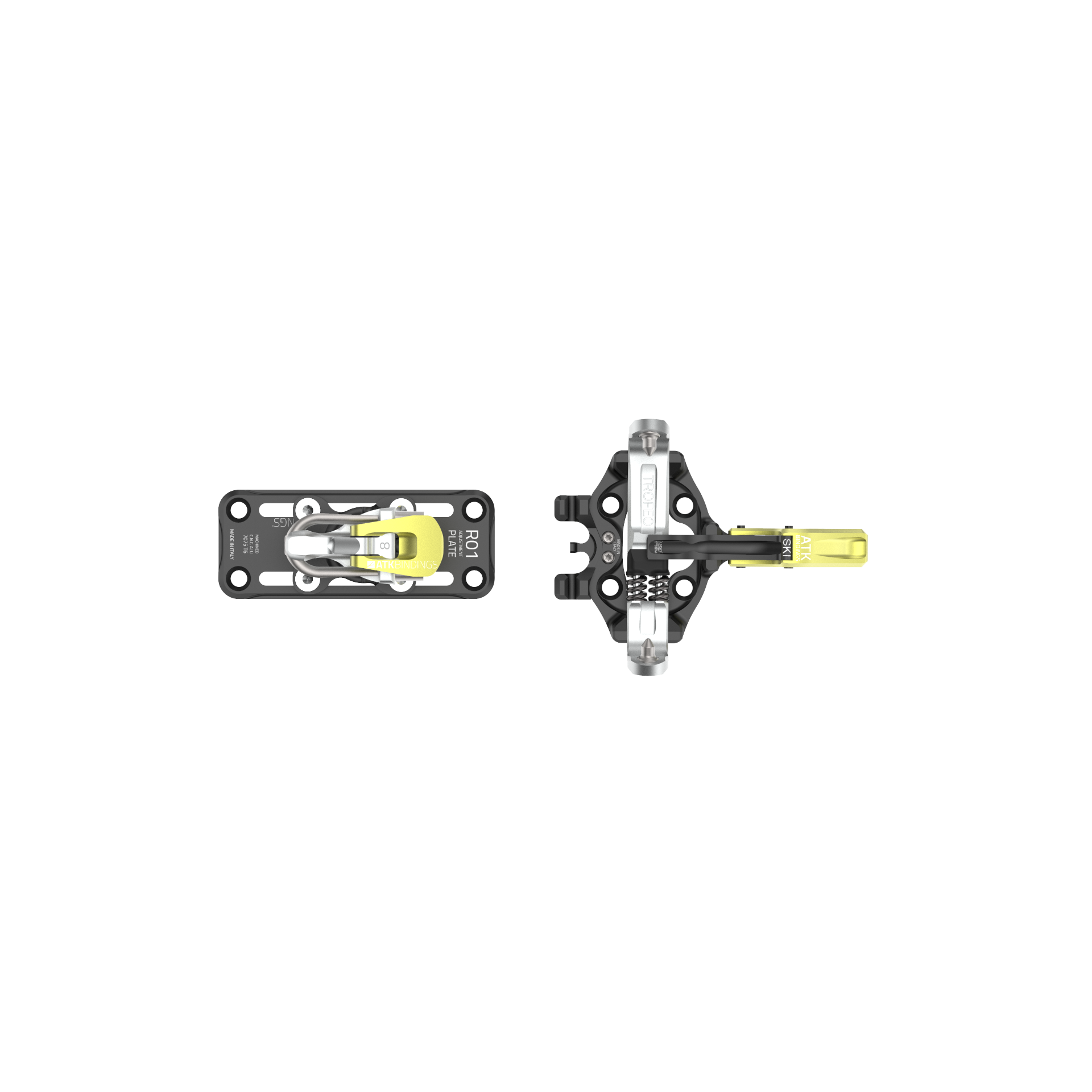 ATK Trofeo Plus fixation ski de rando jaune U10