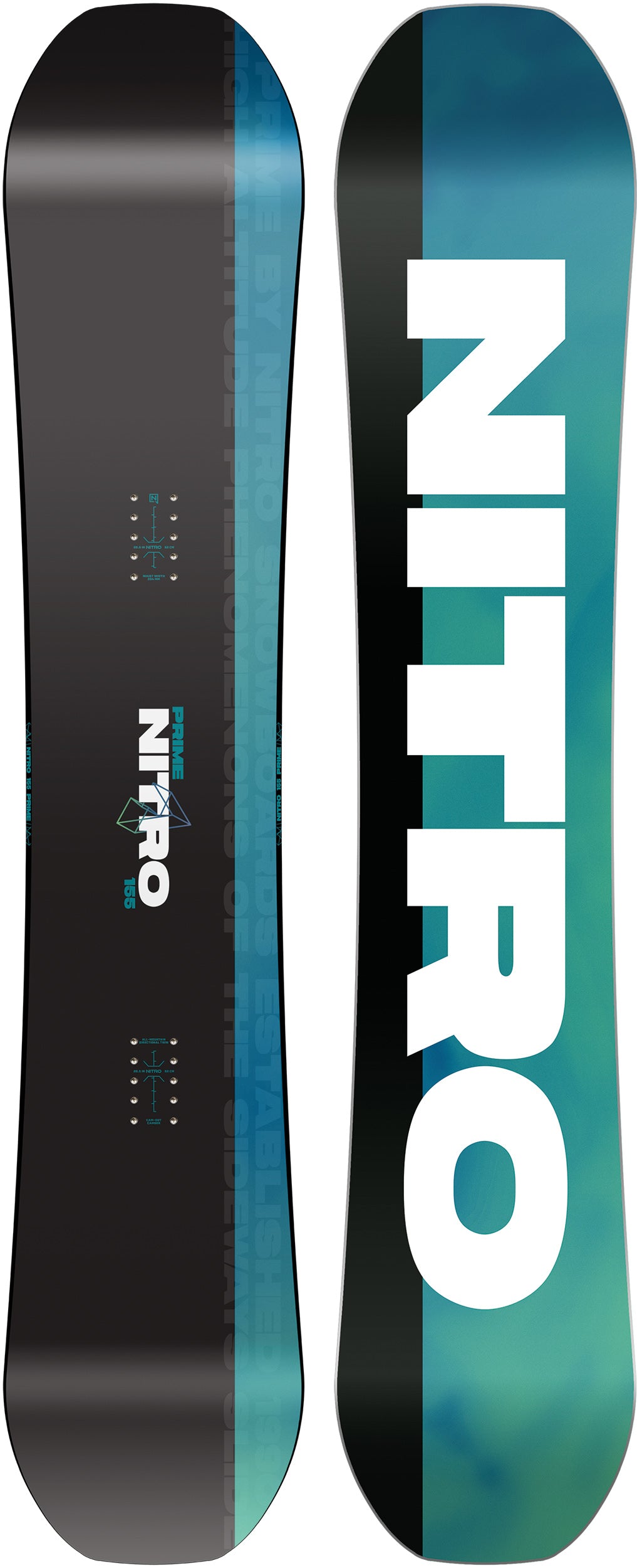 Nitro Prime Chroma planche snowboard 155 débutant