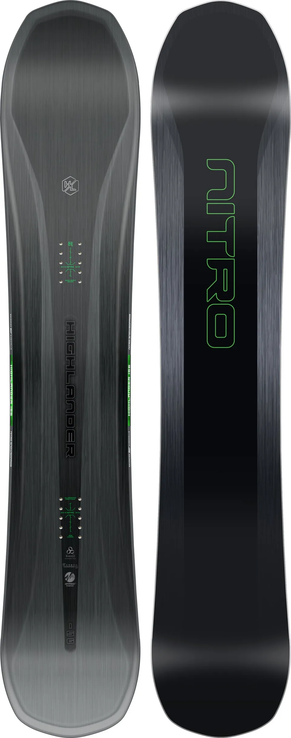 Nitro Highlander snowboard homme 159mw vitesse