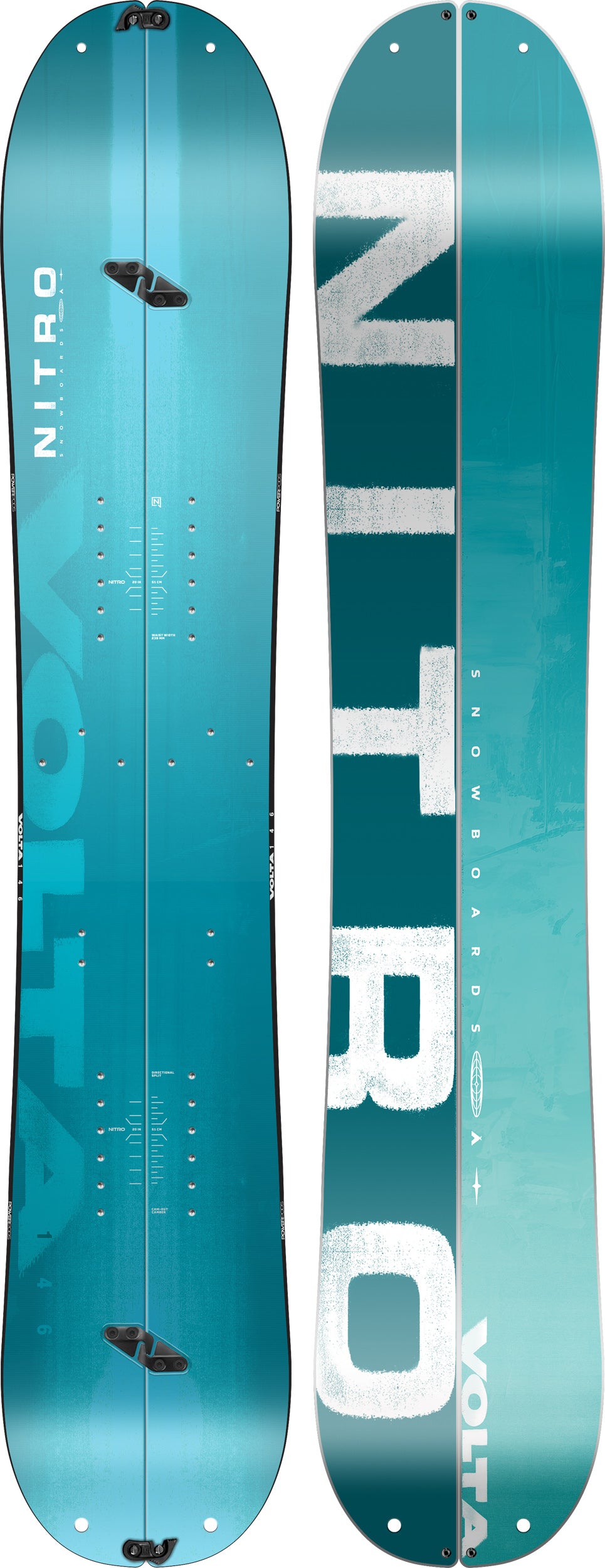 Nitro Volta splitboard femme 146 randonnée