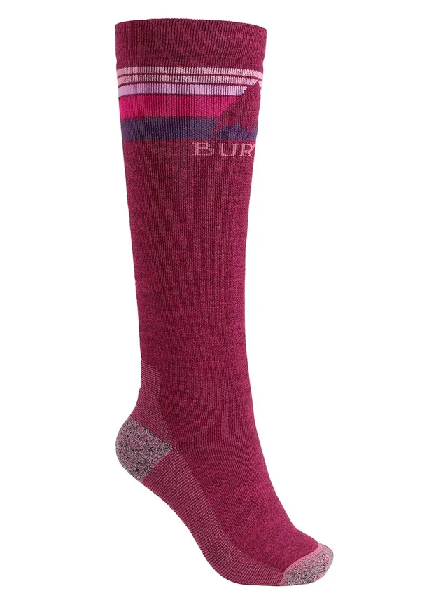 Burton Emblem Midweight chaussettes snowboard femme sangria M/L