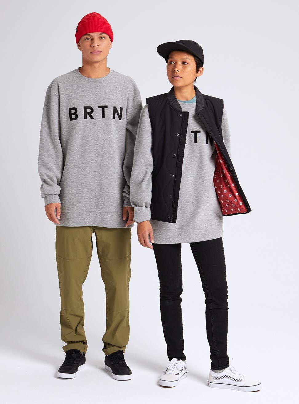 Burton Brtn Crew sweatshirt homme blanc coton