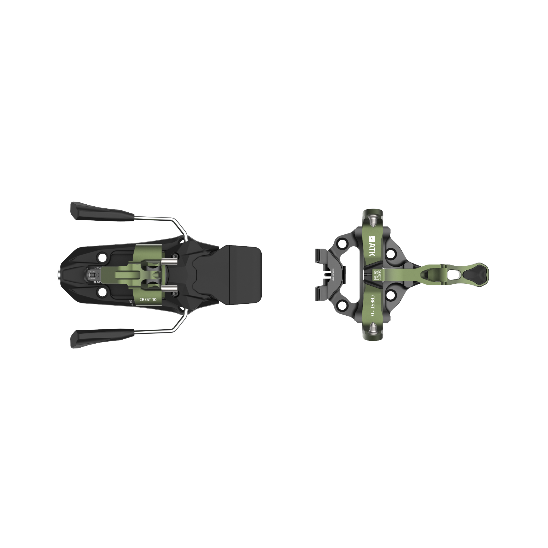 ATK Crest 10 fixation ski rando Black 086 frein 86mm