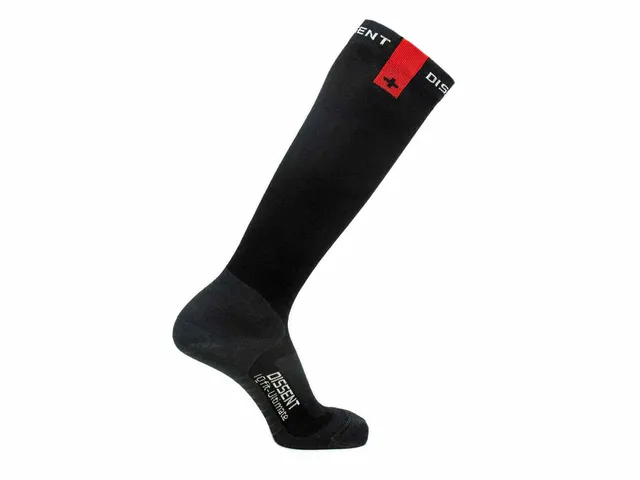 Dissent IQfit Ultimate Chaussettes Ski Snowboard Noir Rouge