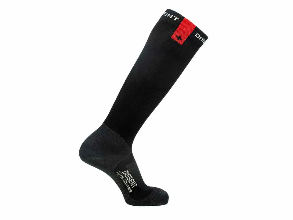 Dissent IQfit Ultimate Chaussettes Ski Snowboard Noir Rouge