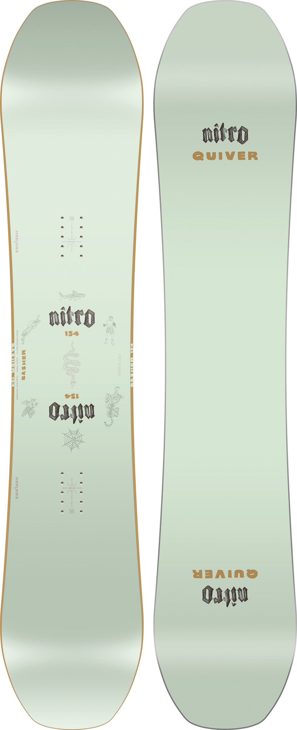 Nitro Basher 158 snowboard all mountain 1st Choice