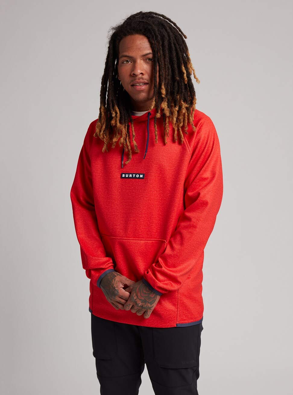 Burton Crown Weatherproof Pullover sweat capuche homme gris