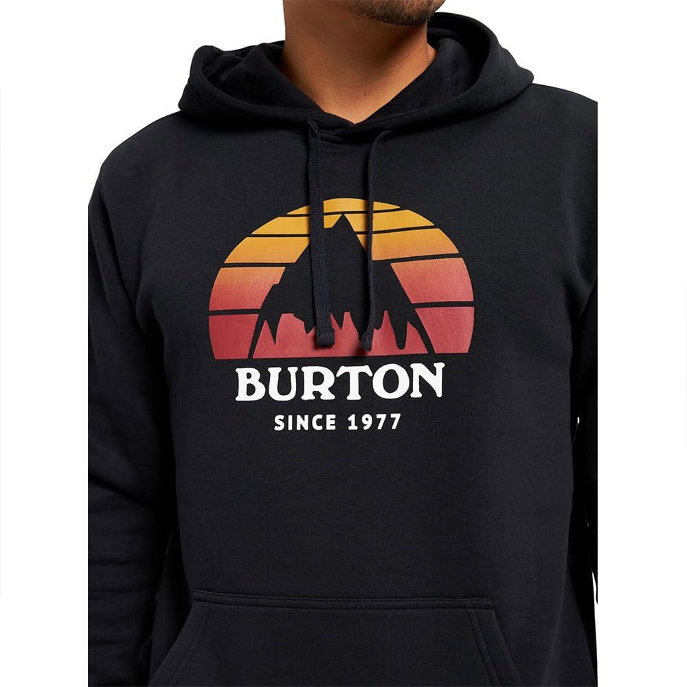 Burton Underhill Sweat Capuche Homme XXS Noir Coton