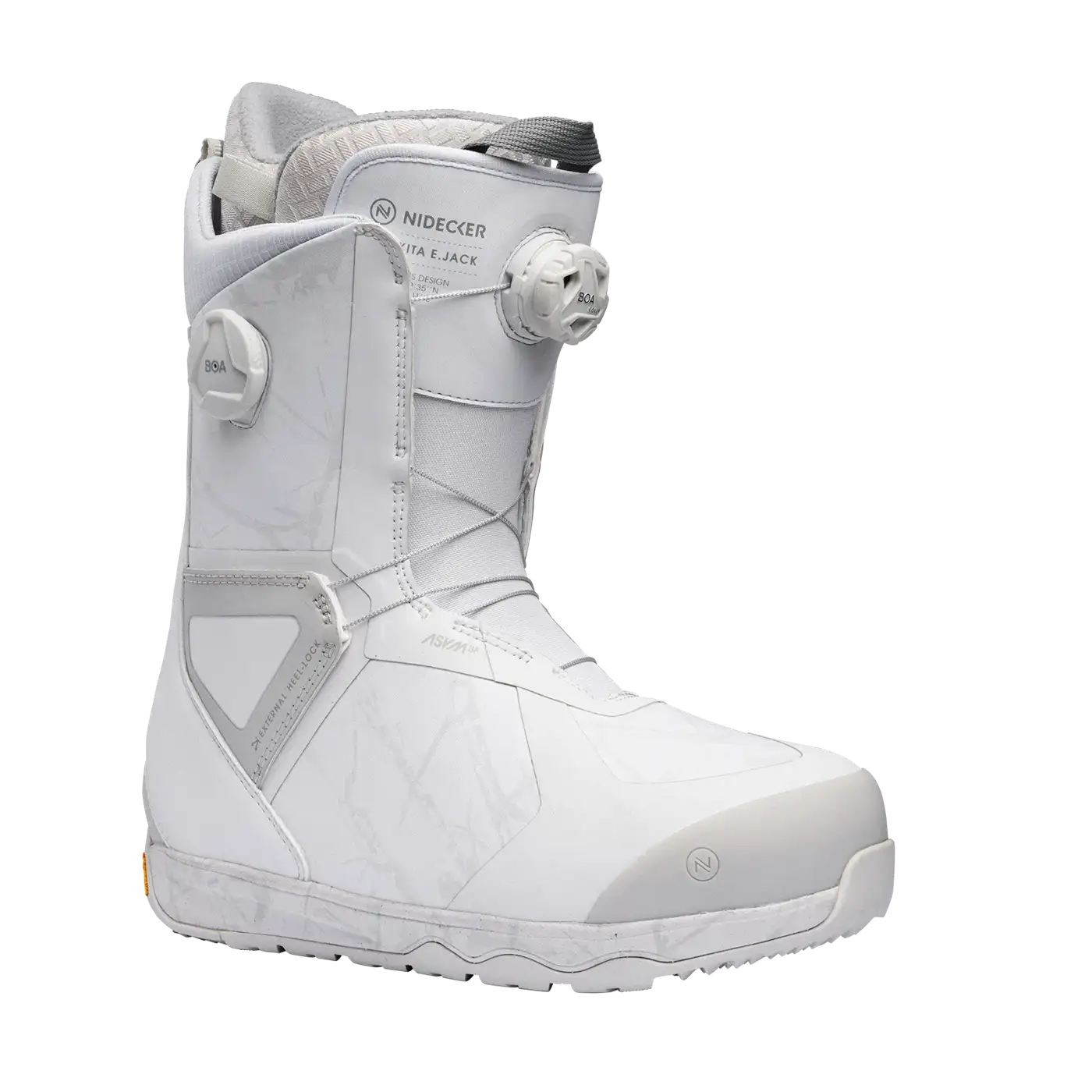 Nidecker Kita Men 2026 boots snowboard homme Black double BOA