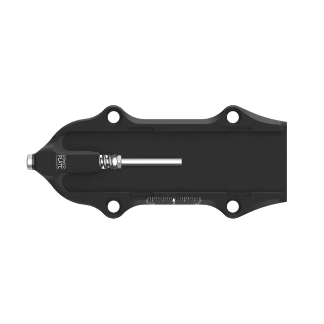 ATK Powerplate paire plaque talonnière Black 25mm alu