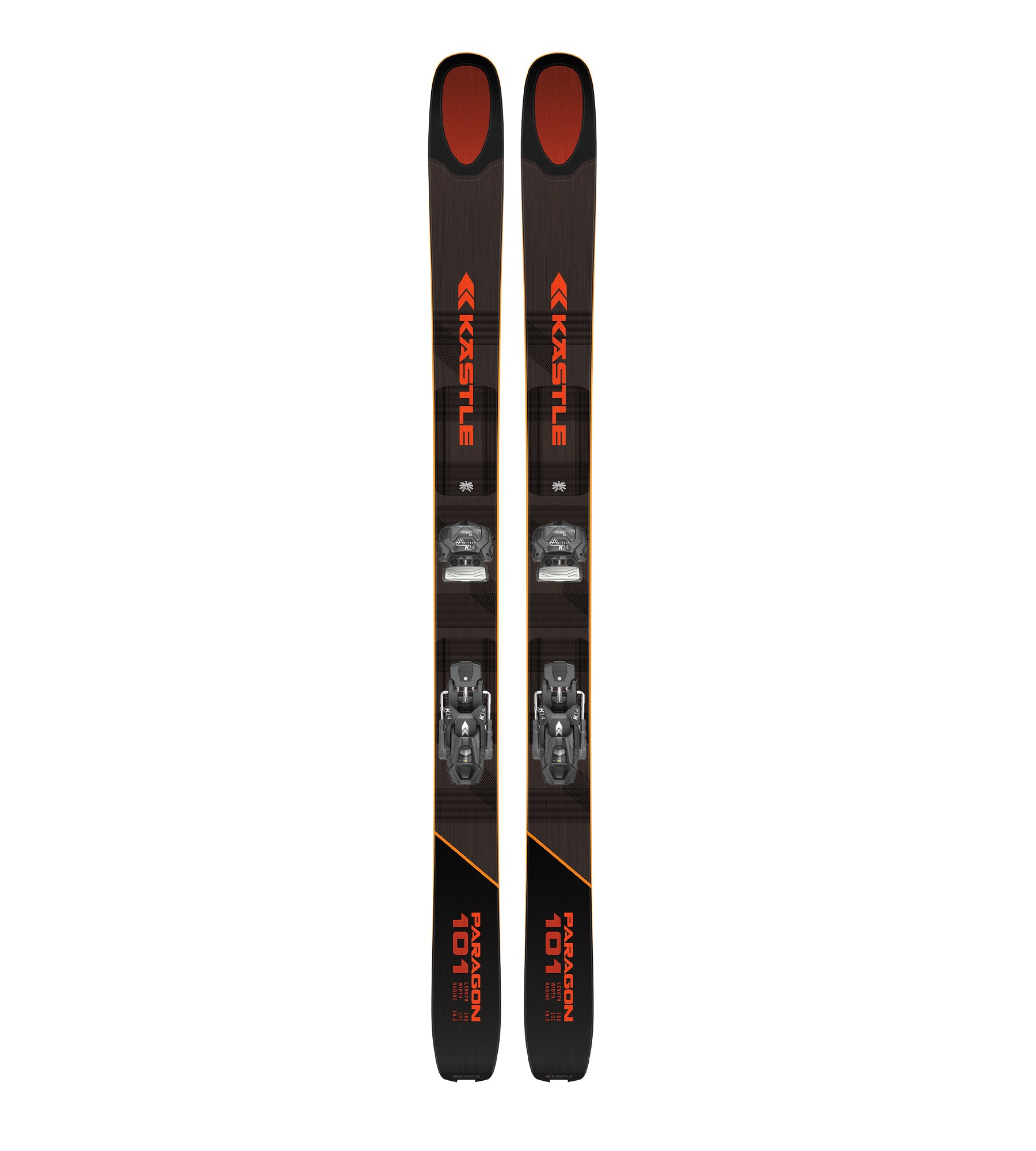 Kastle Paragon 101 ski freeride 182 cm double rocker titanal