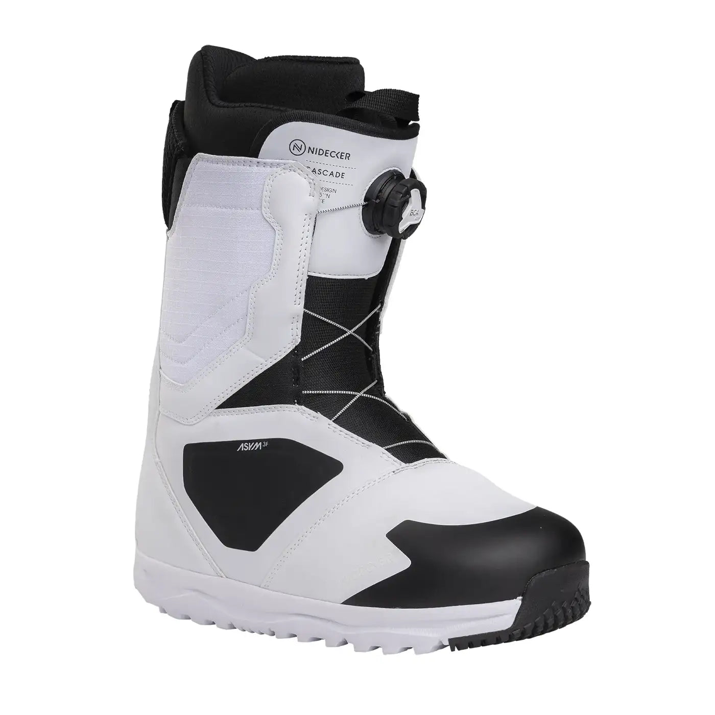 Nidecker Cascade 2025 boots snowboard blanc 9.5 BOA