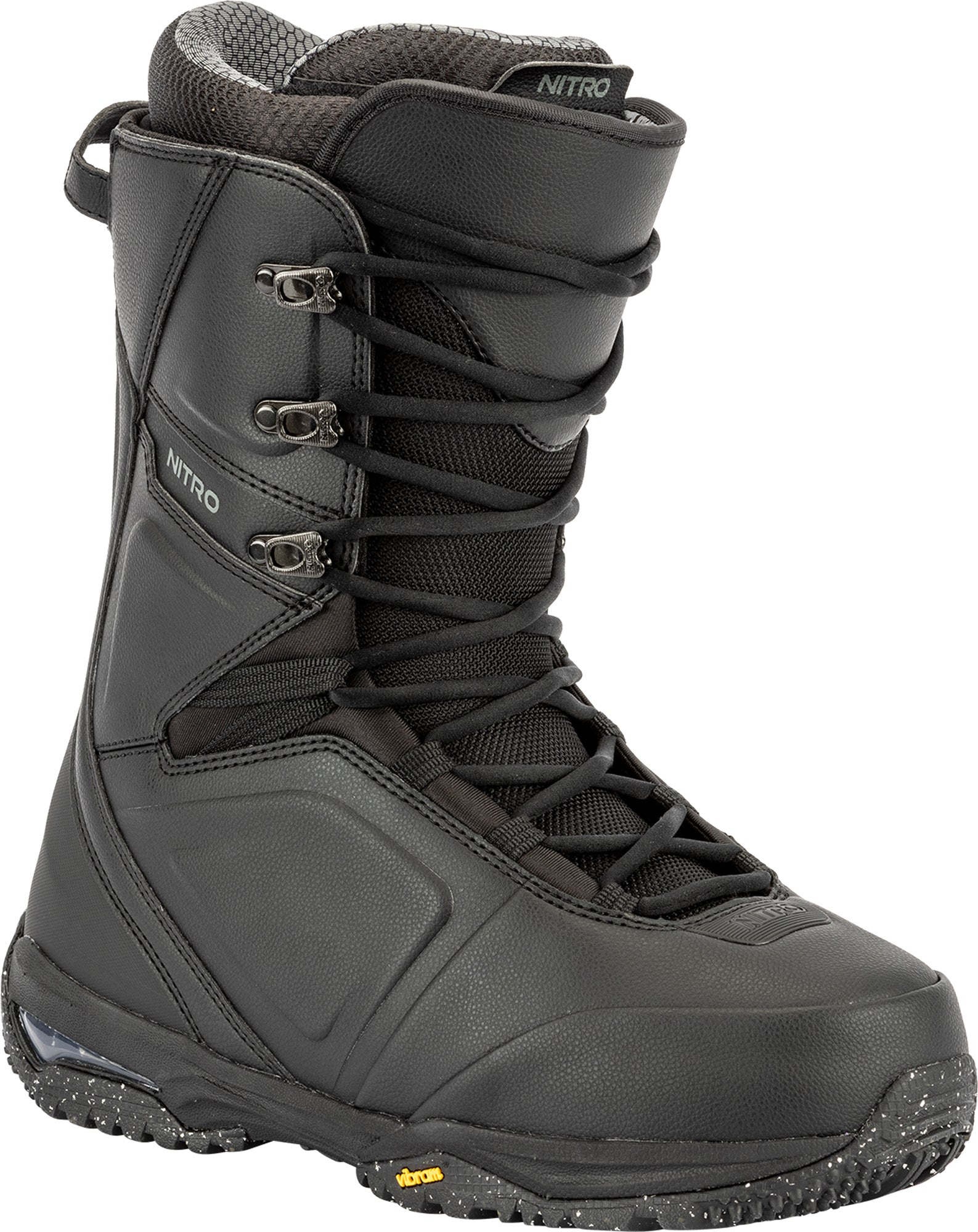 Nitro Team Lace 270 boots snowboard homme noir